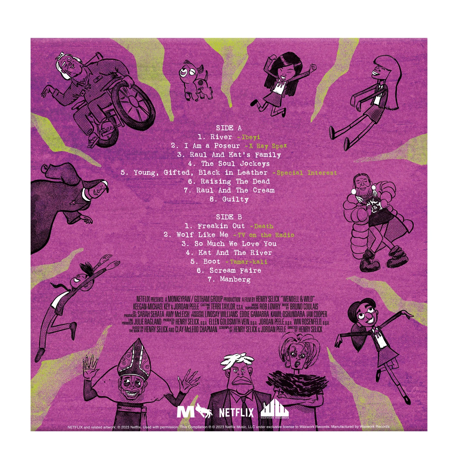 Bruno Coulais - Wendell & Wild: Limited Green & Purple Swirl Vinyl LP