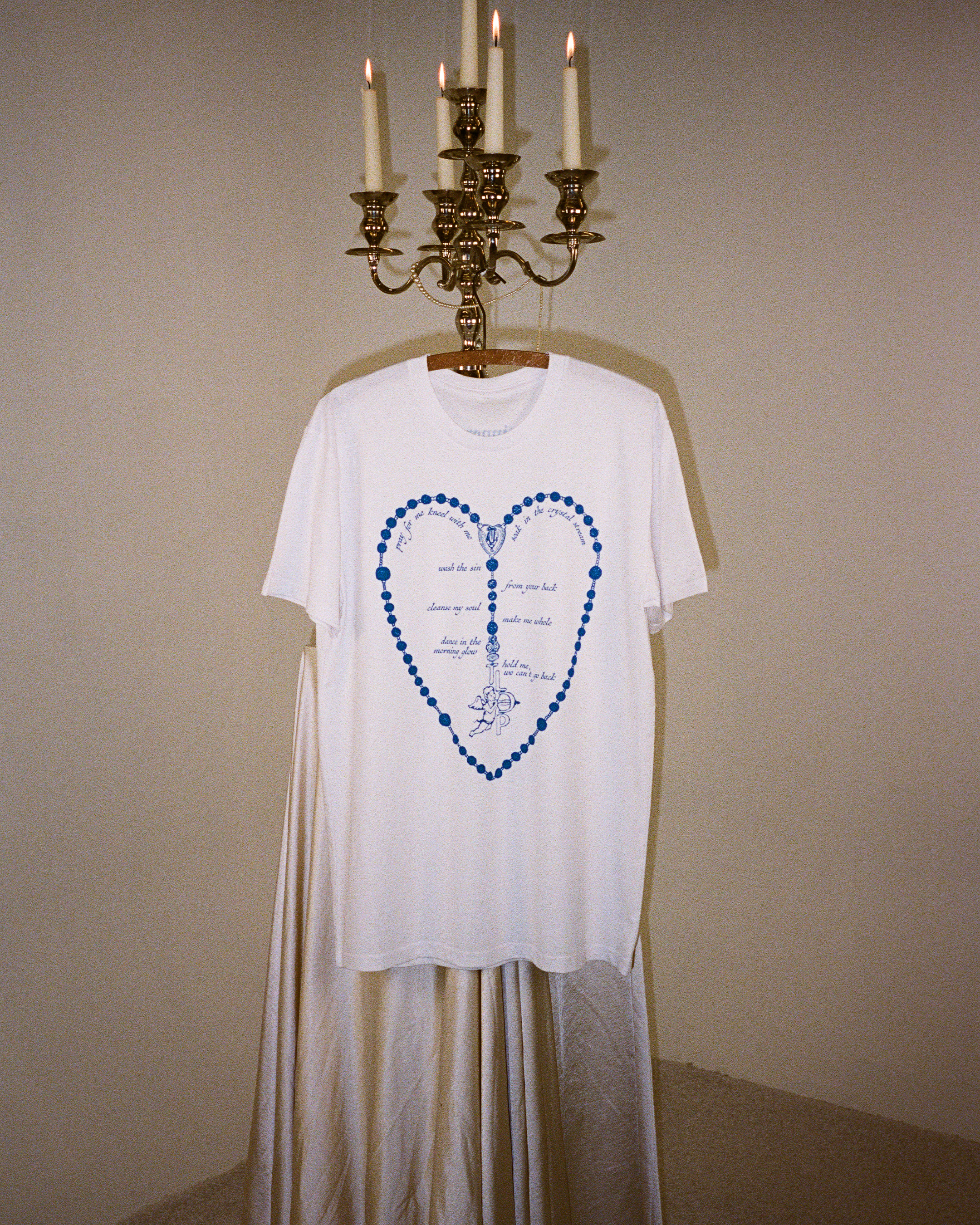 The Last Dinner Party - White Rosary T-Shirt