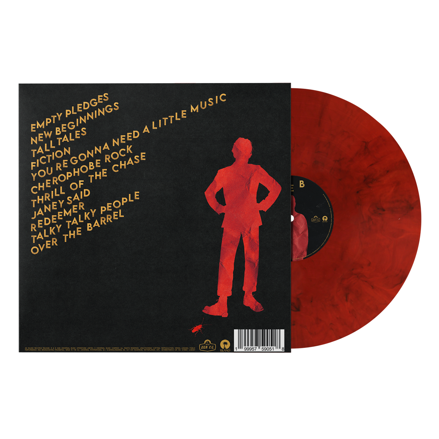 You're Gonna Need A Little Music: Red & Black Marble Vinyl LP & Exclusive Recordstore Flexi-Disc