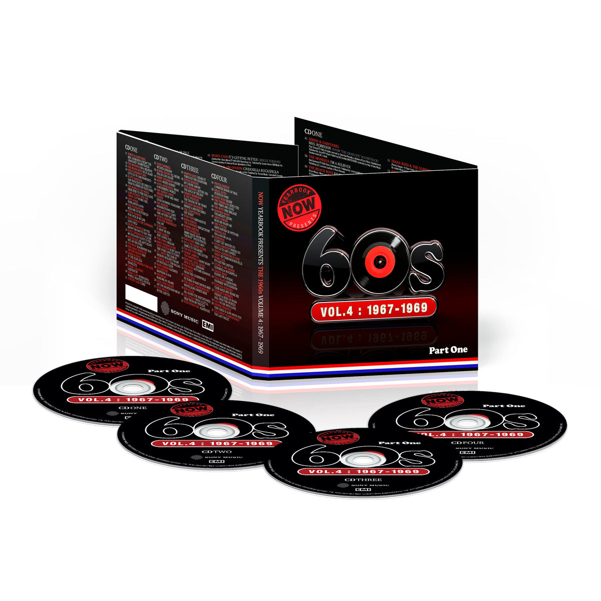 Various Artists - NOW Yearbook Presents - The 60s - Volume Four: 1967-1969 - Part One (4CD)