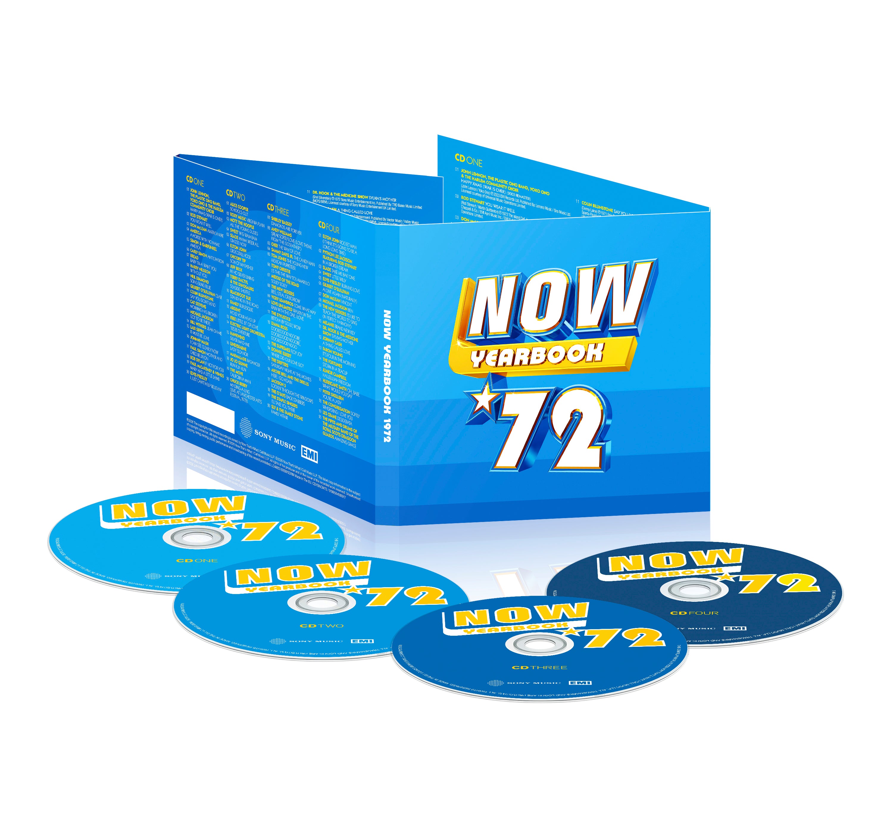 Various Artists - NOW – Yearbook 1972 (4CD)