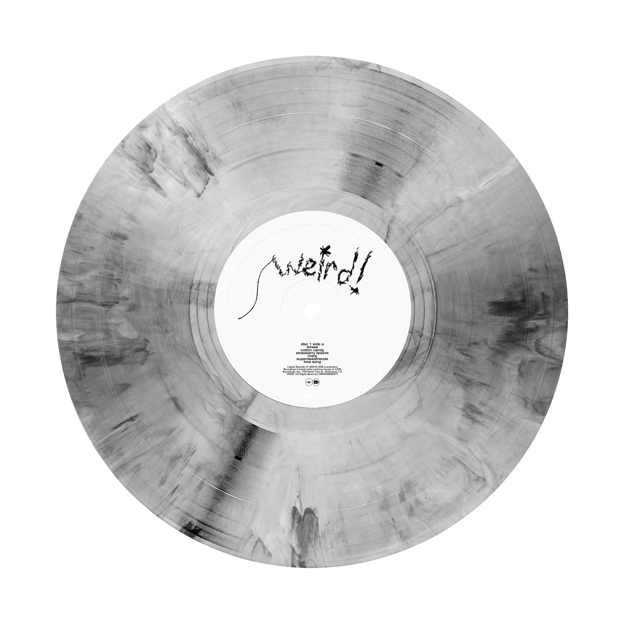 YUNGBLUD - Weird! 5 Year Anniversary Silver Marble Vinyl