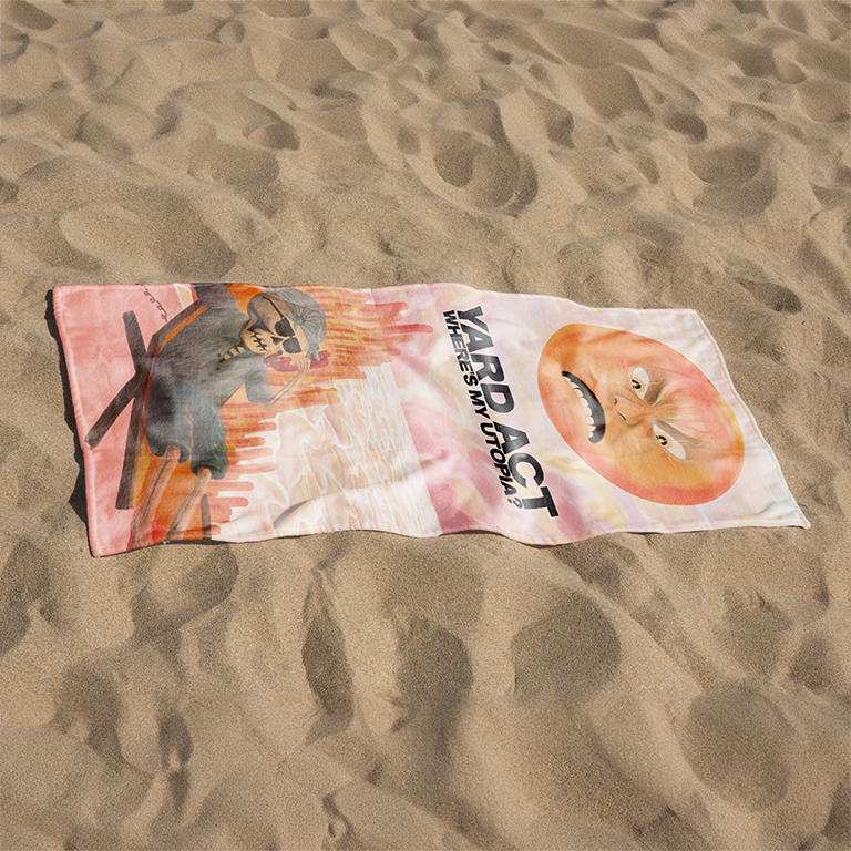 Yard Act - Where's My Utopia? Beach Towel