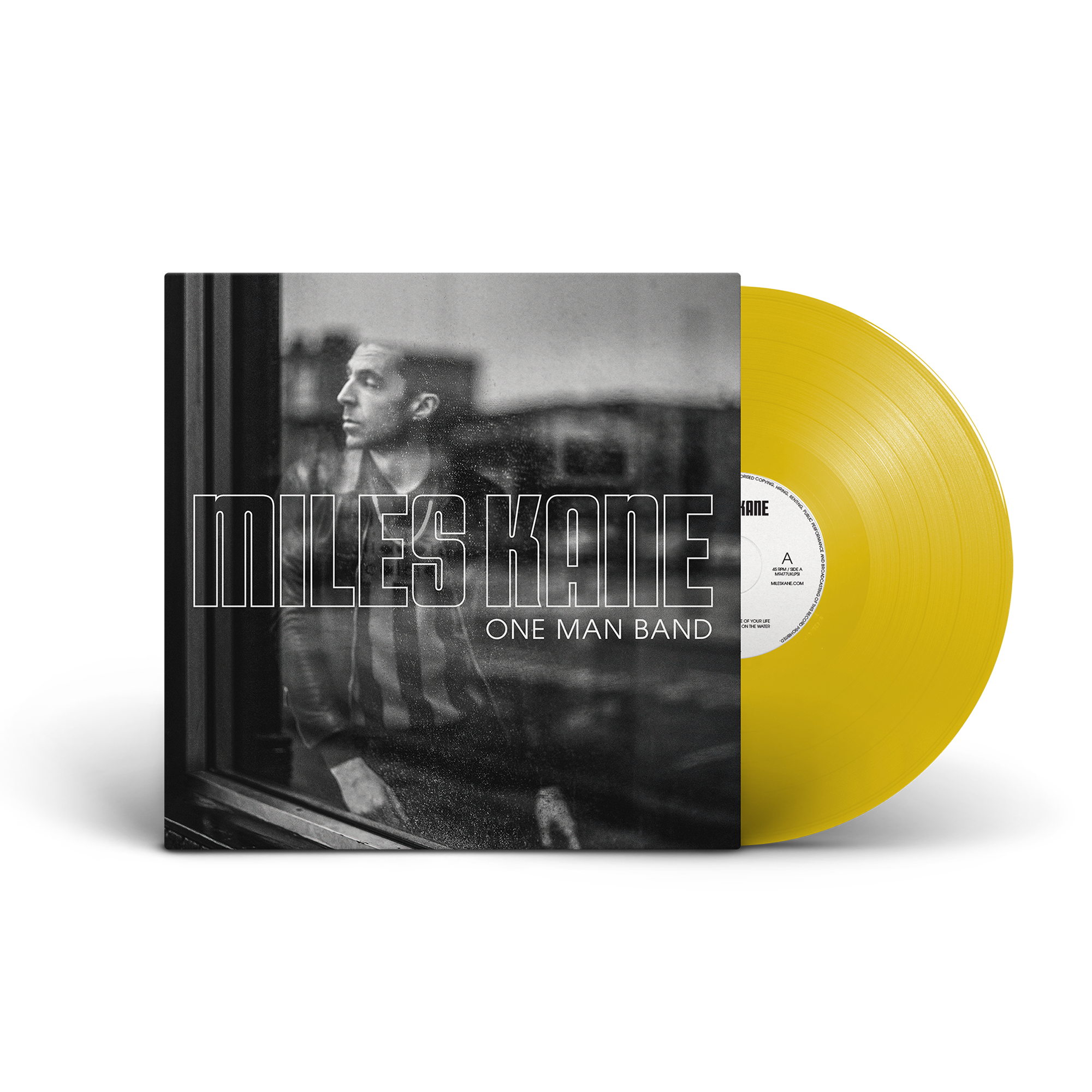 Miles Kane - One Man Band: Transparent Yellow Vinyl LP