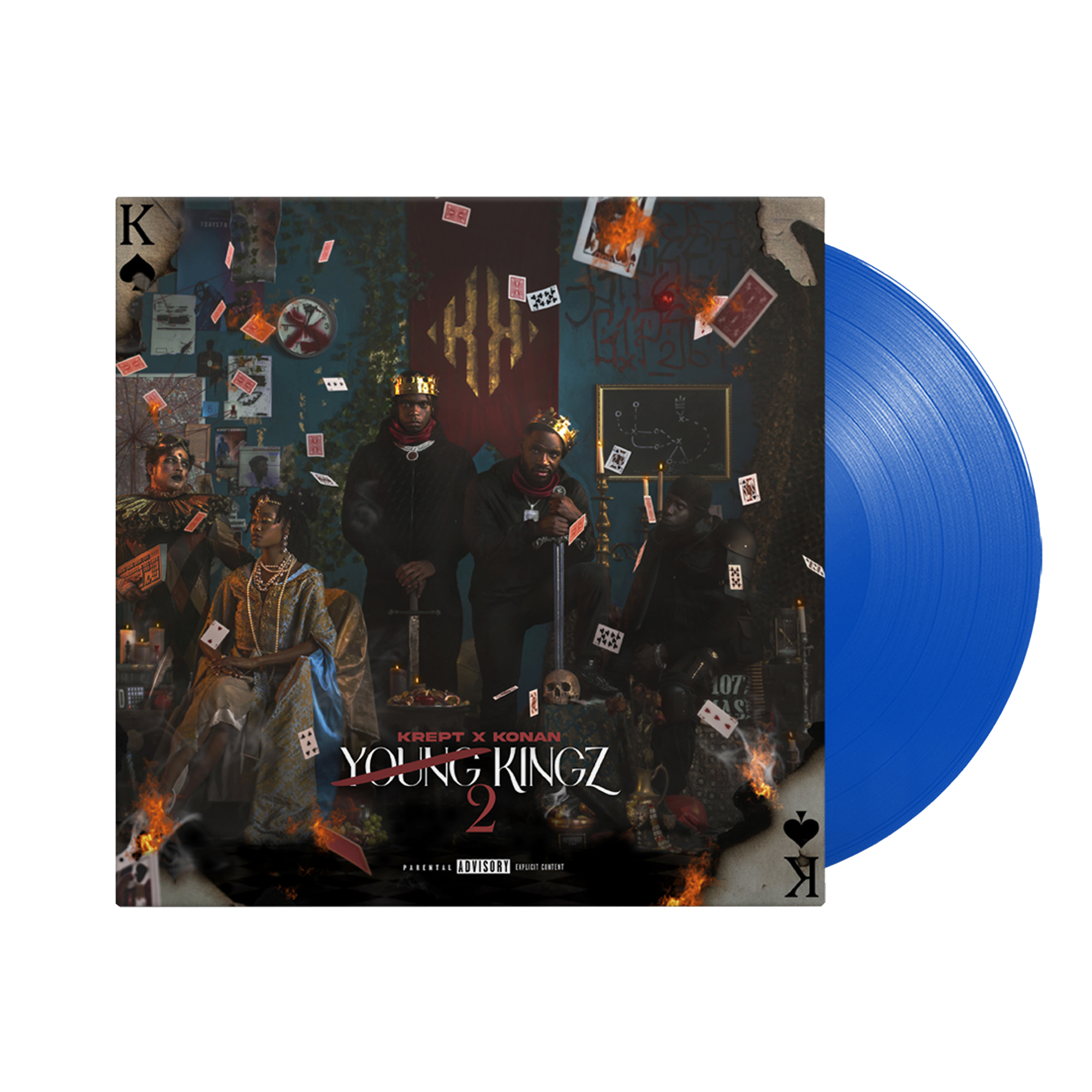 Young Kingz II: Blue Vinyl LP, CD + Cassette