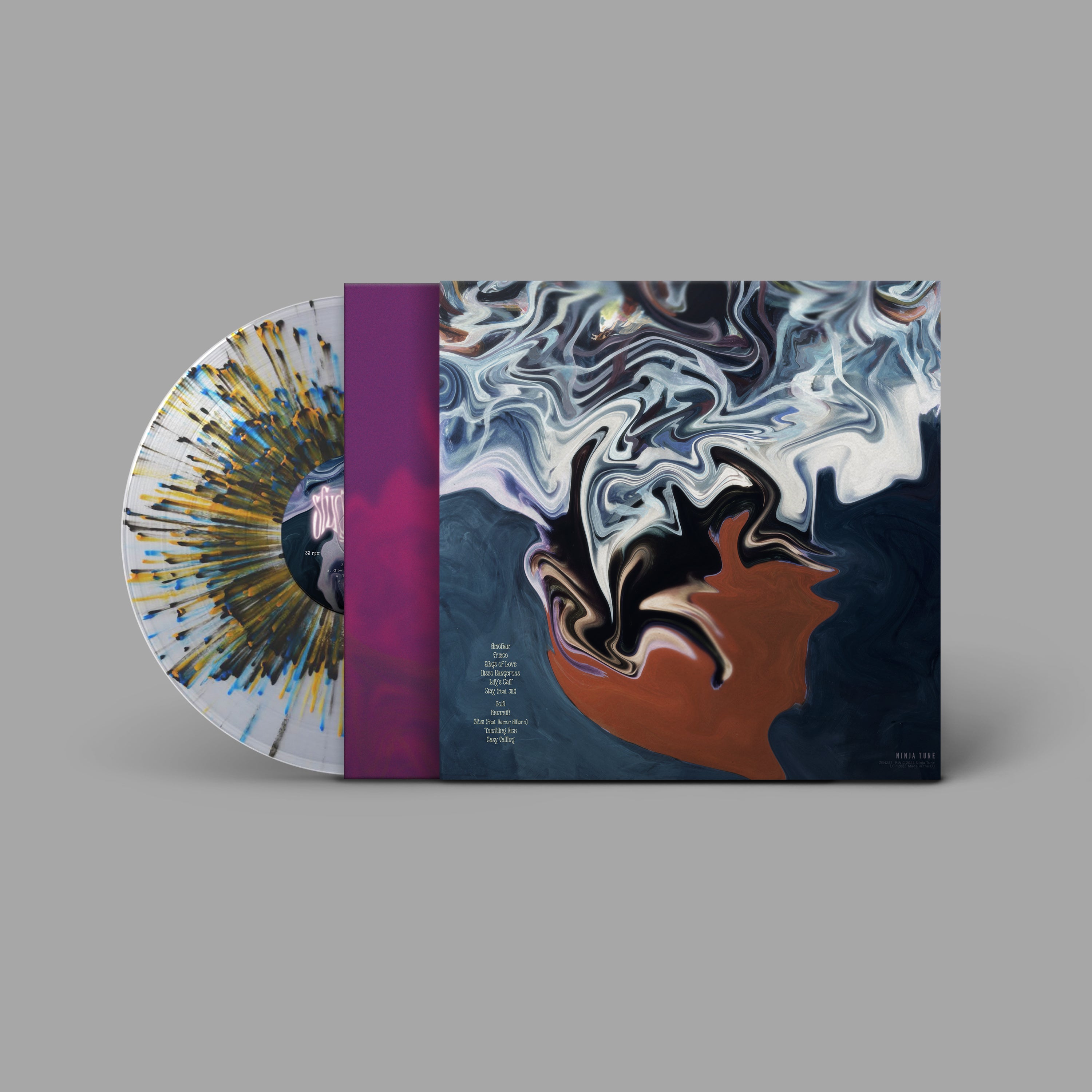 Little Dragon - Slugs Of Love: Limited Blue, Black + Orange Splatter Vinyl LP