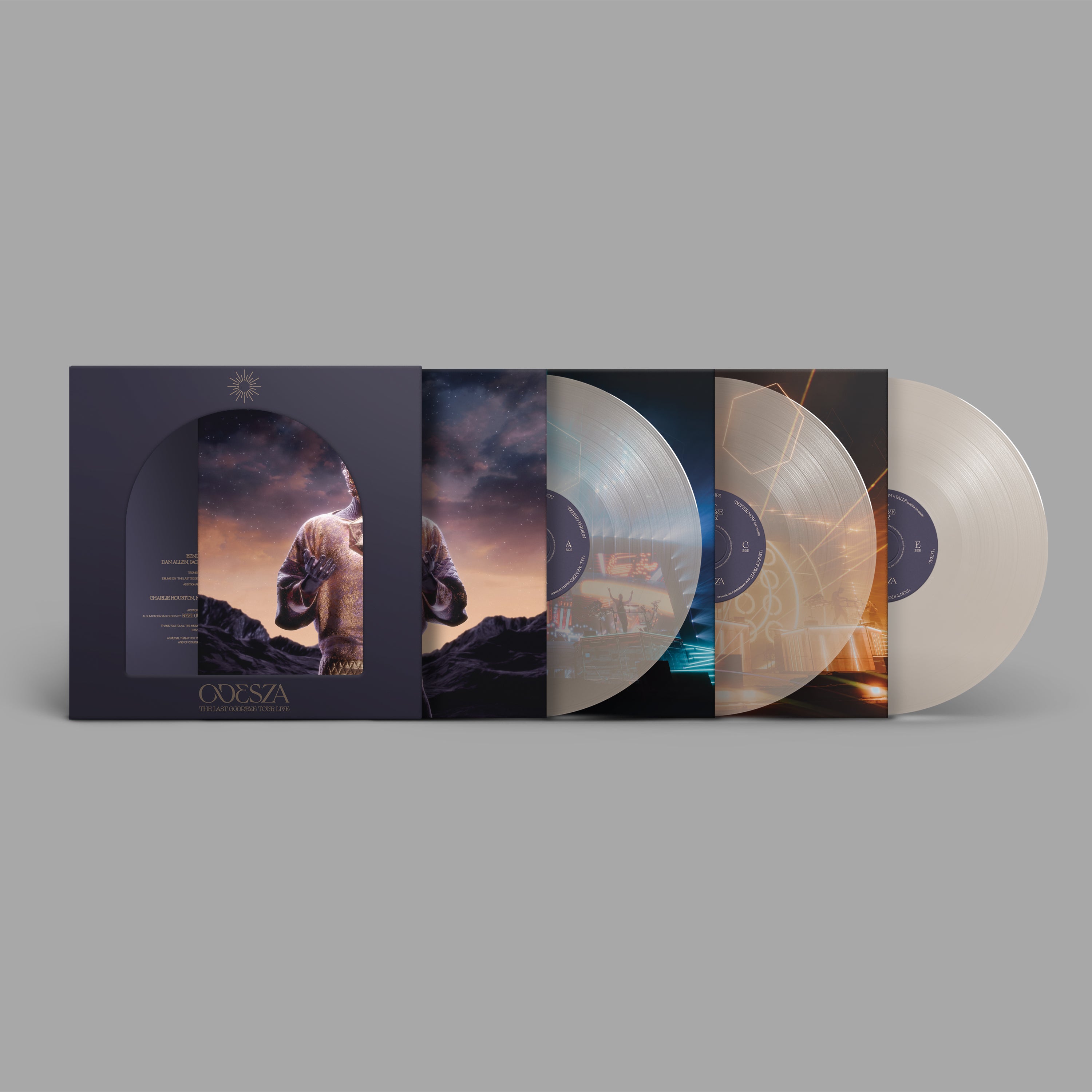 ODESZA - The Last Goodbye Tour Live: Limited 'Ghostly Clear' Vinyl 3LP