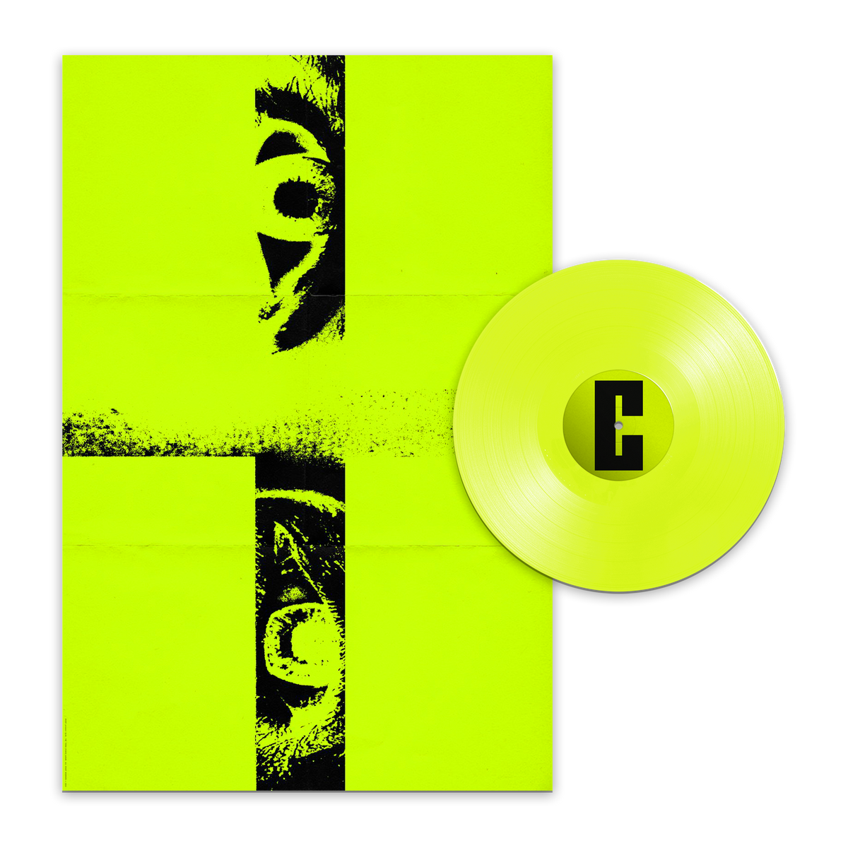 Bicep - SLUG: Signed Gatefold Safety Yellow Vinyl 2LP