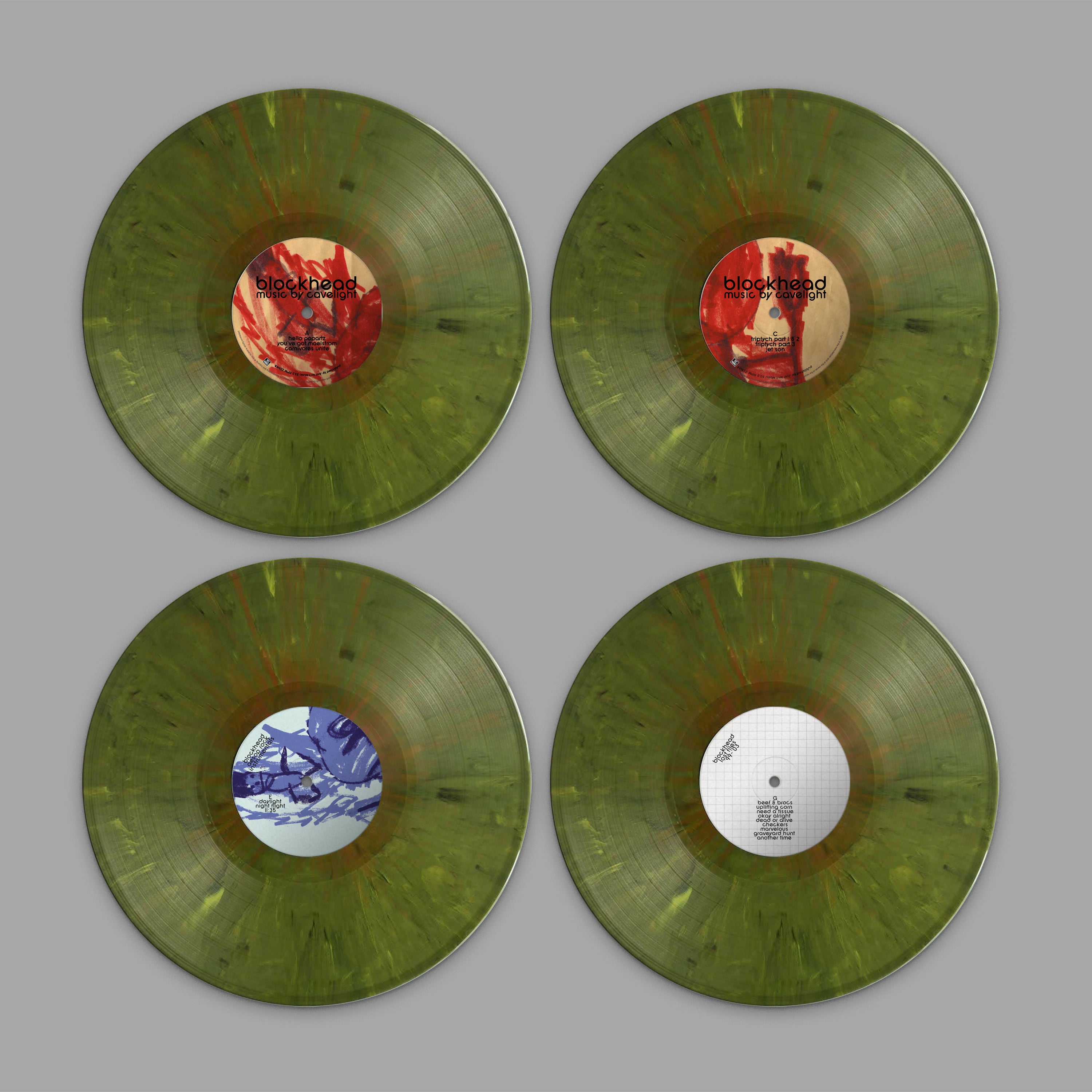 Blockhead - Music By Cavelight (20th Anniversary): Limited Marbled Forest Green Vinyl 4LP