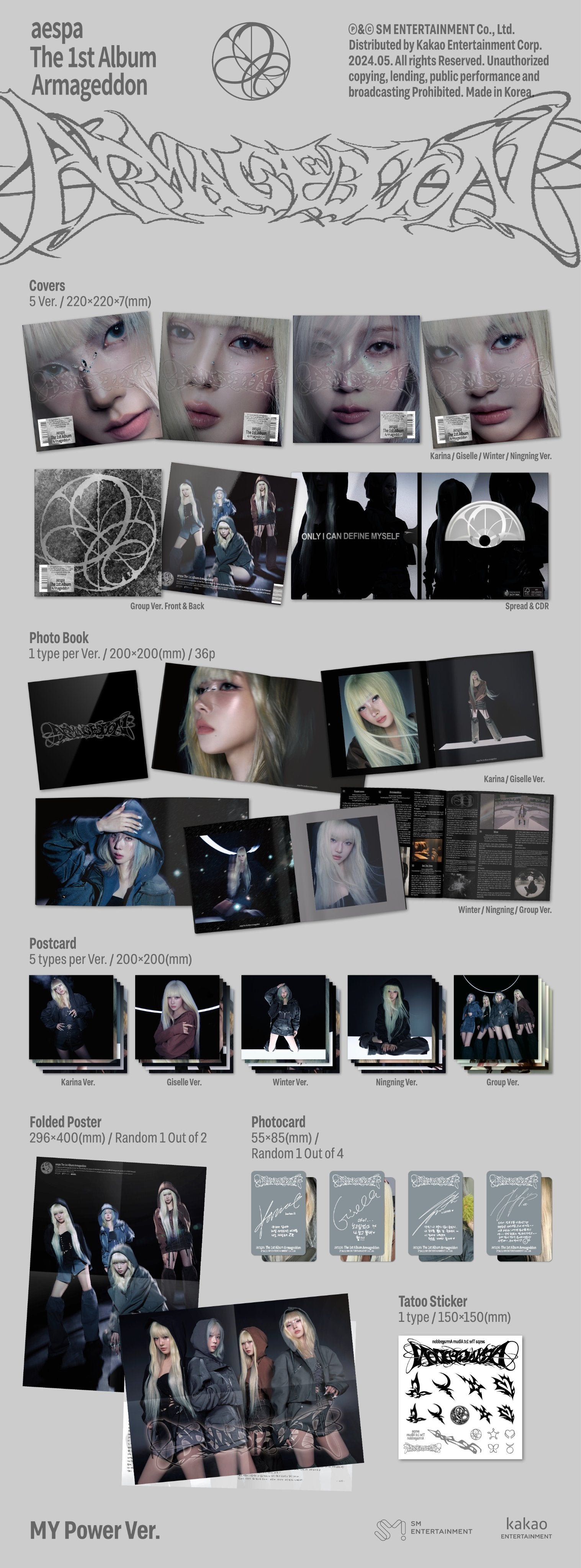 Aespa - Armageddon (MY Power Version): CD