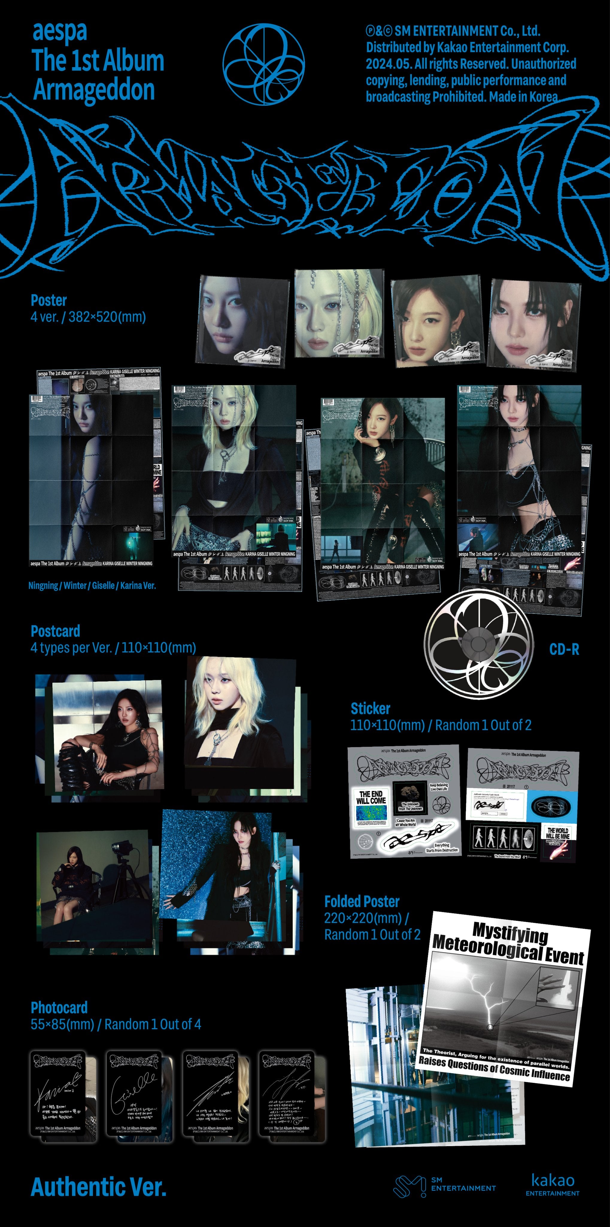 aespa - Armageddon (Poster Version): CD
