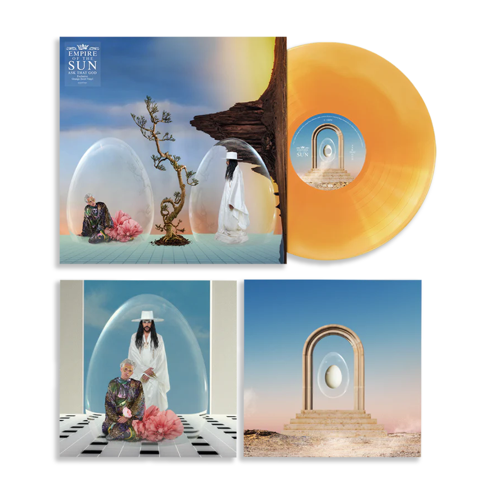 Ask That God: Limited Orange Swirl Vinyl LP + Signed 12" Art Card