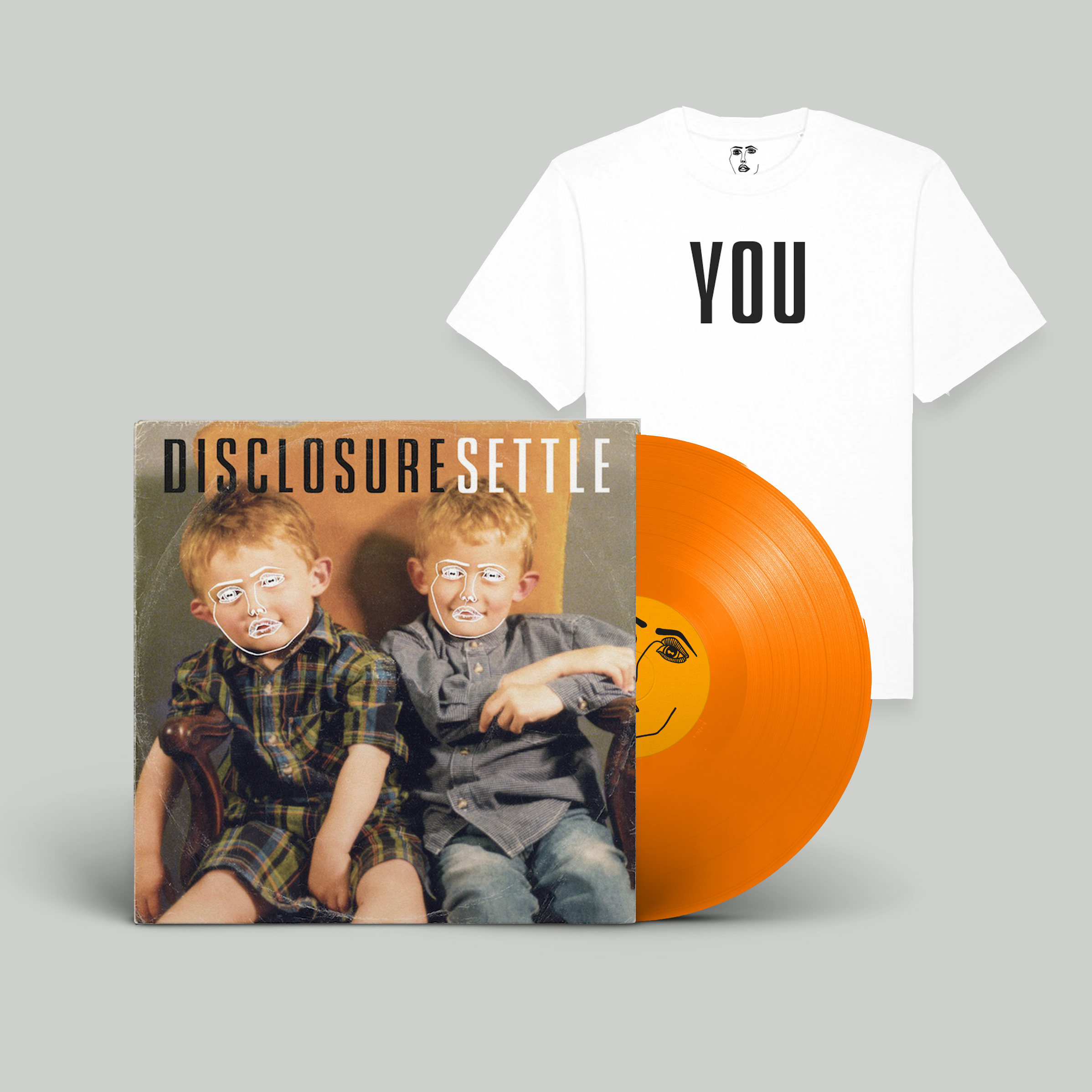 Settle 10: Transparent Orange Vinyl 2LP + You & Me T-Shirt