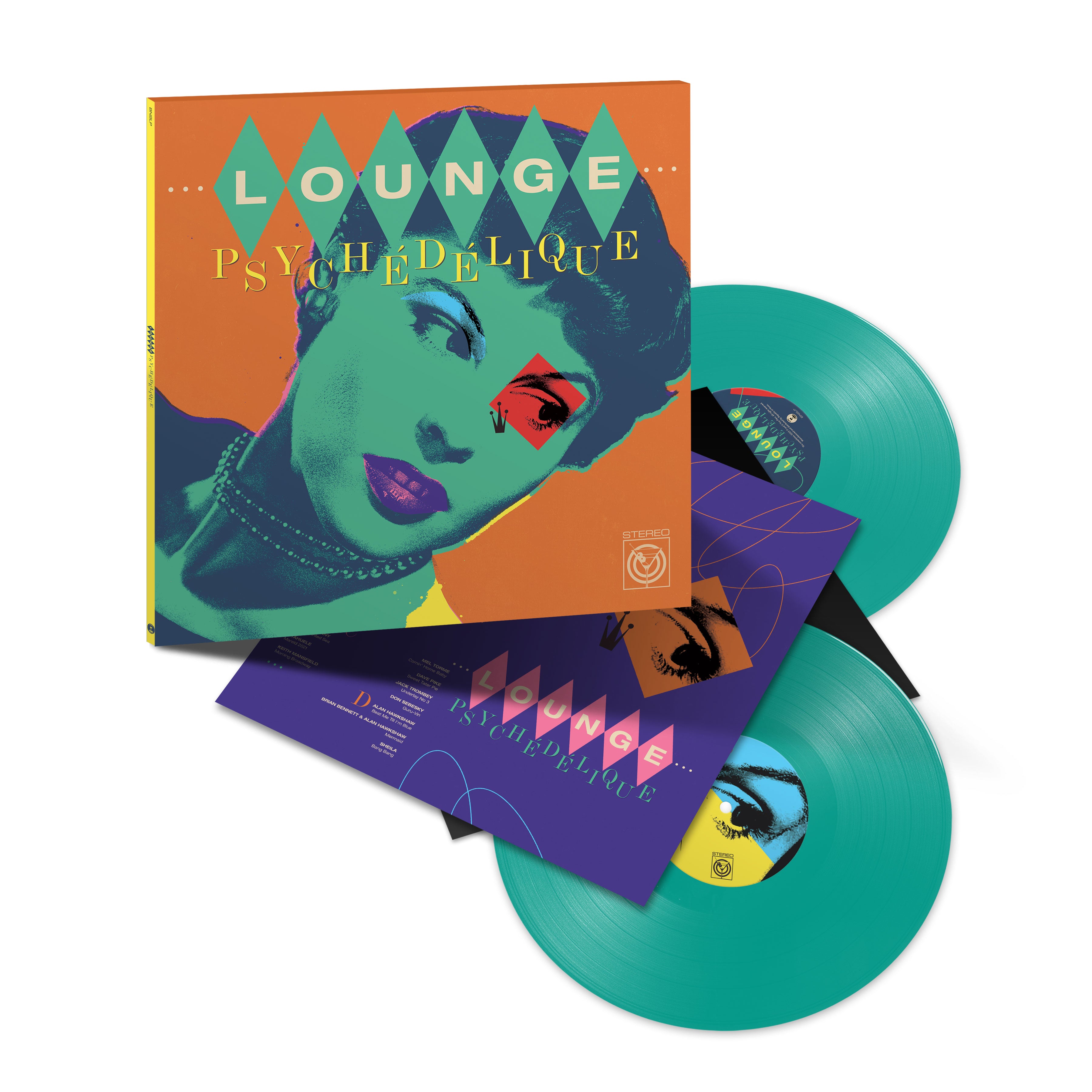 Various Artists - Lounge Psychédélique (The Best of Lounge & Exotica 1954-2022): Mint Green Vinyl 2LP