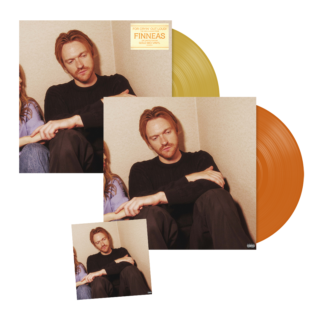 For Cryin' Out Loud! Limited Orange Injection Mold Bio-Vinyl LP, Gold Vinyl LP + Signed Art Card