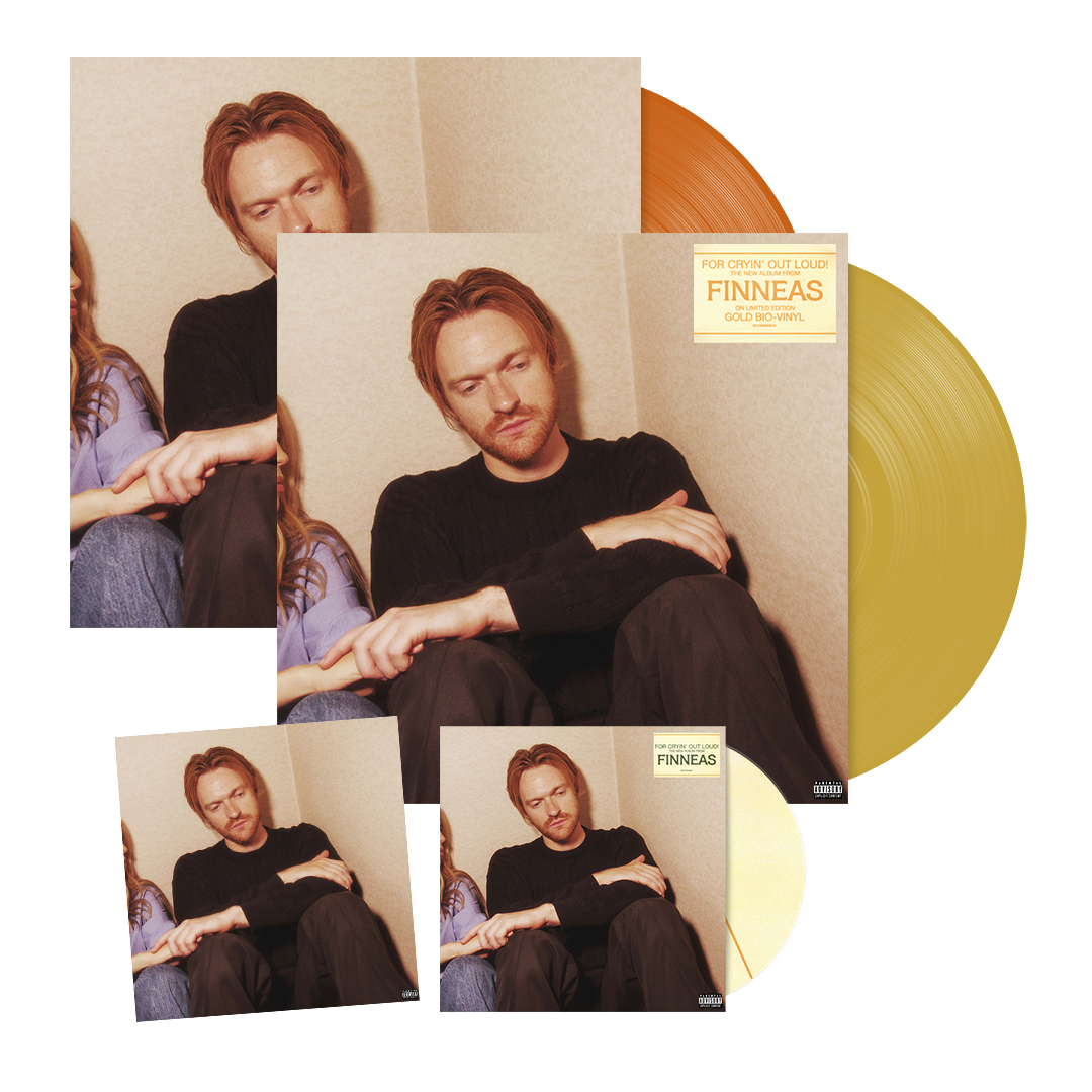 For Cryin' Out Loud! Limited Orange Injection Mold Bio-Vinyl LP, Gold Vinyl LP, CD + Signed Art Card