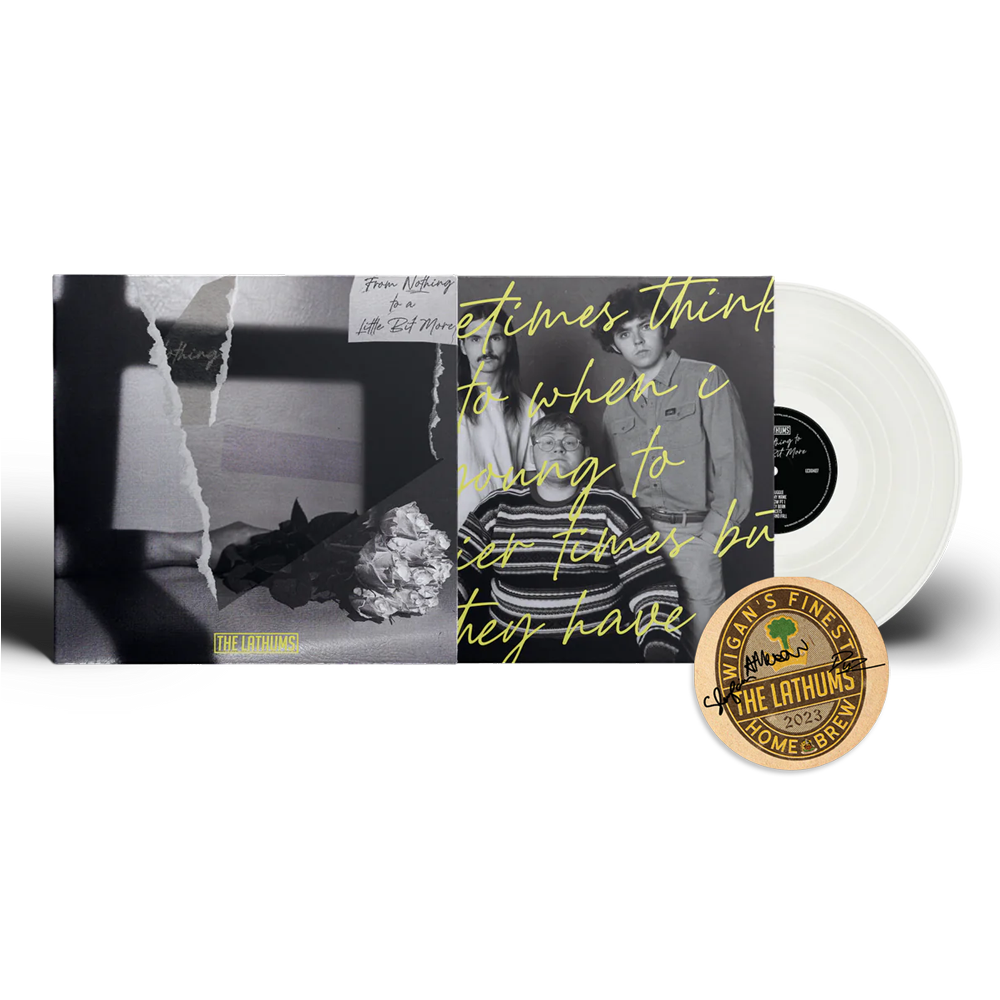 From Nothing To A Little Bit More: Limited White Vinyl 2LP + Signed Beer Mat