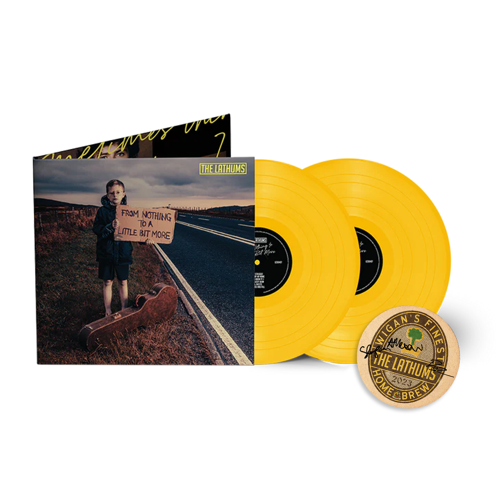 From Nothing To A Little Bit More: Limited Deluxe Yellow Vinyl 2LP + Signed Beer Mat