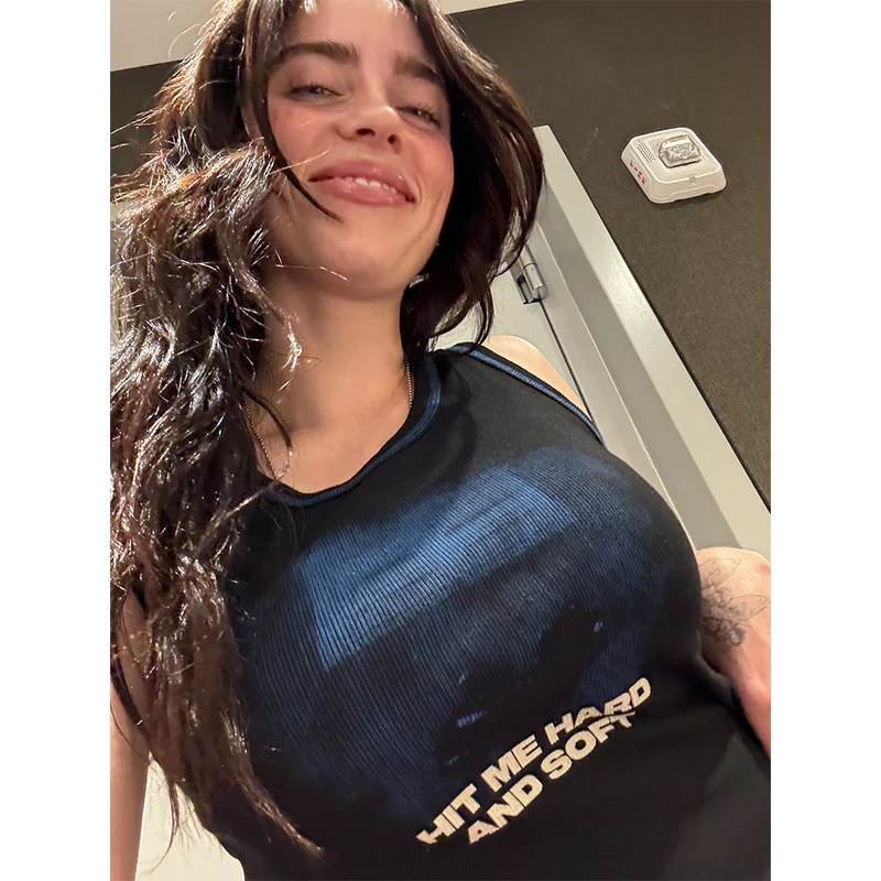 Billie Eilish - Contrast Stitch Cover Crop Tank