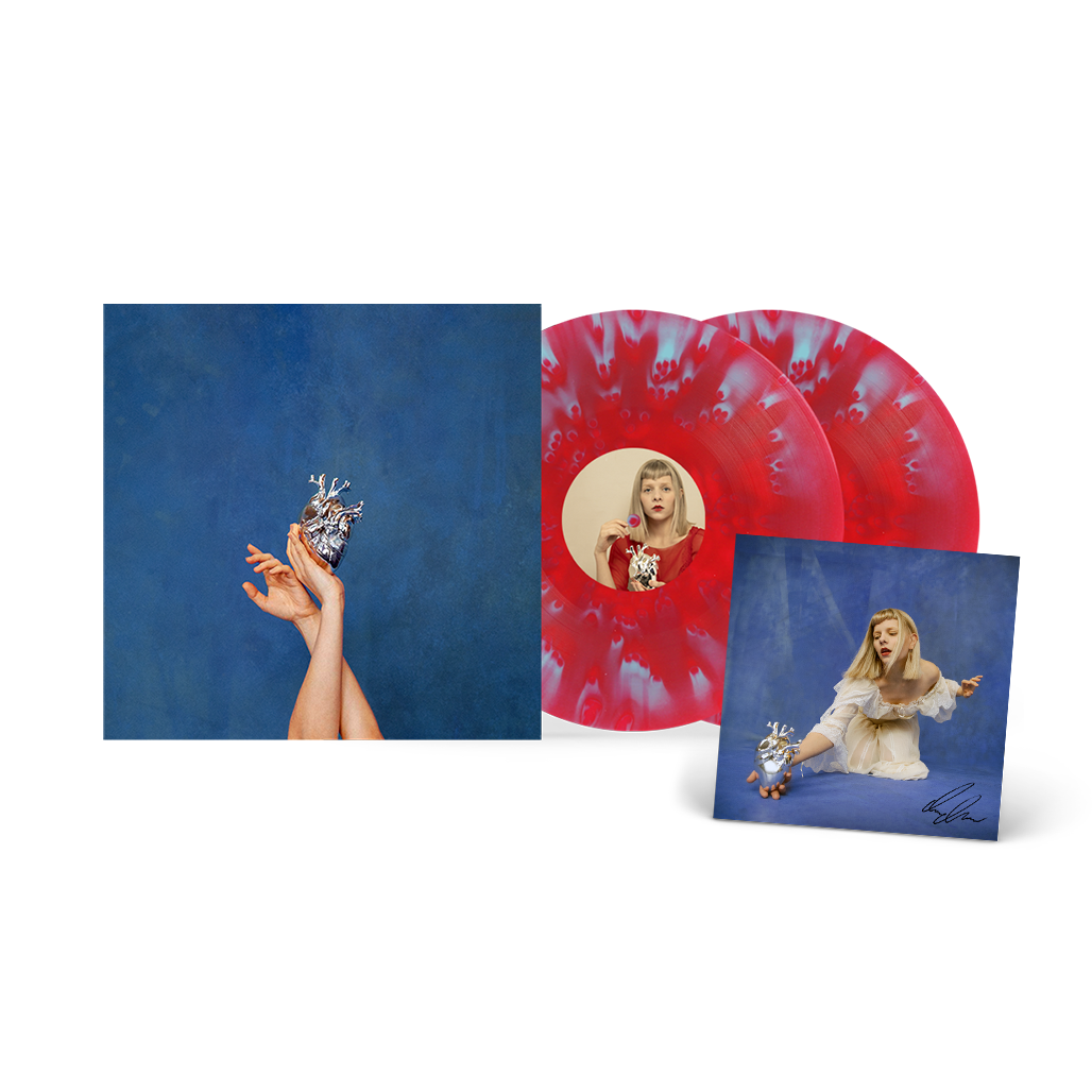 What Happened To The Heart? Limited Red/Blue Vinyl 2LP + Signed Art Card
