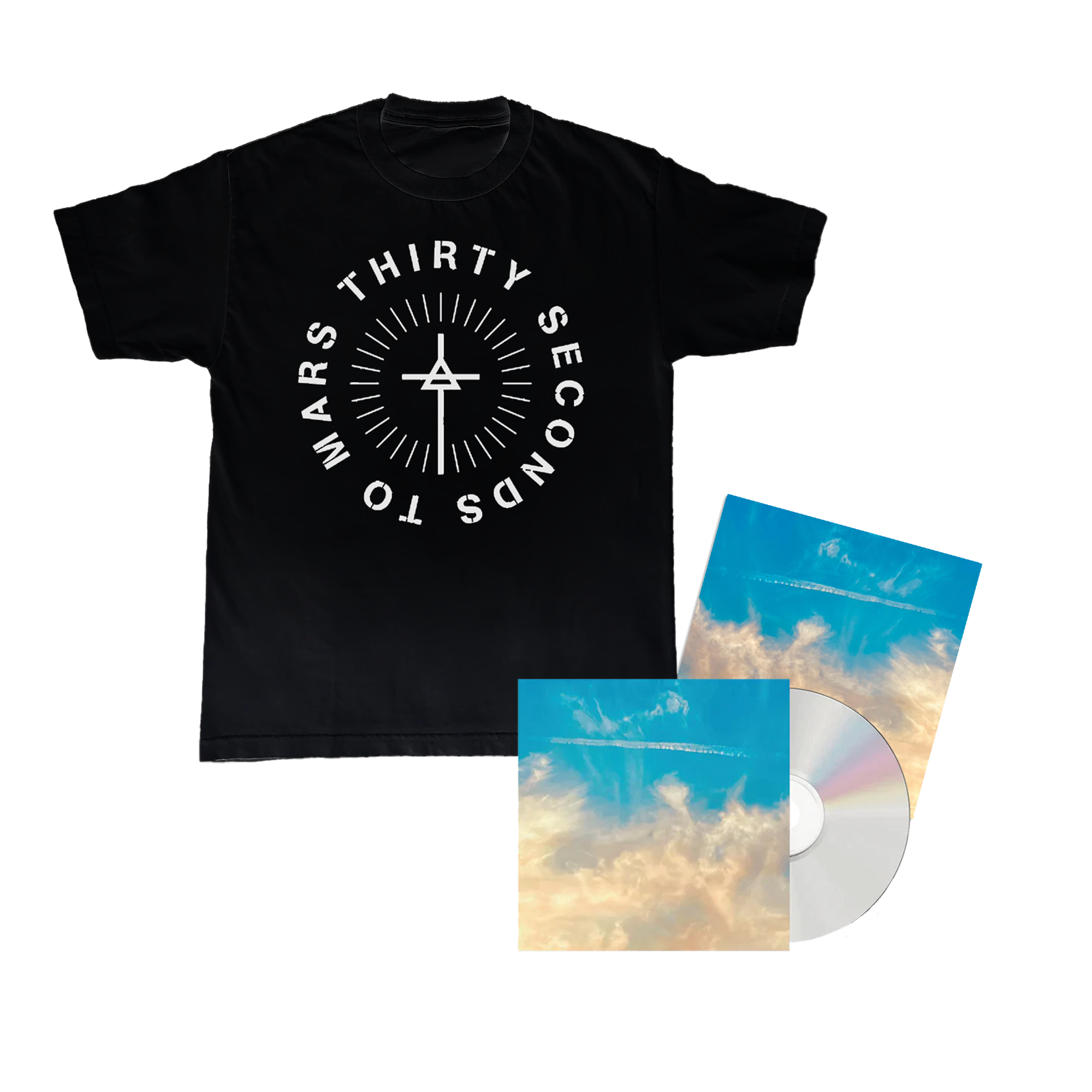 It's The End Of The World But It's A Beautiful Day: CD, T-Shirt + Signed Art Card