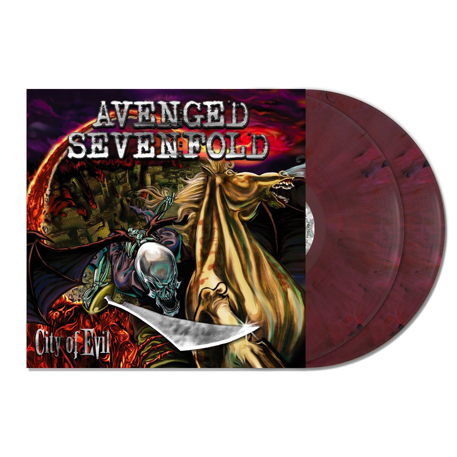 Avenged Sevenfold - City of Evil: Red Velvet Blend Vinyl 2LP