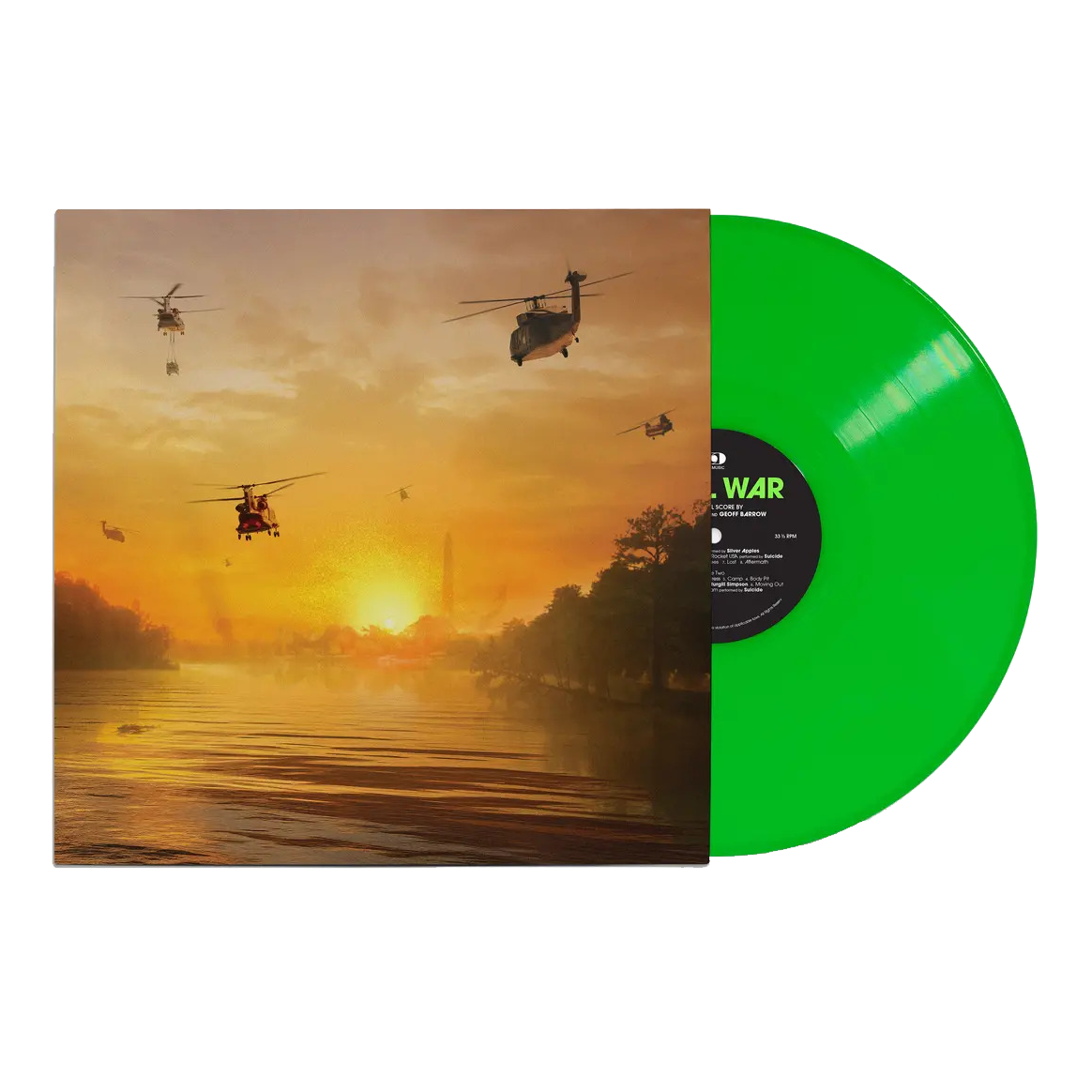 Ben Salisbury, Geoff Barrow - Civil War (Original Score): Limited Neon Green Vinyl LP