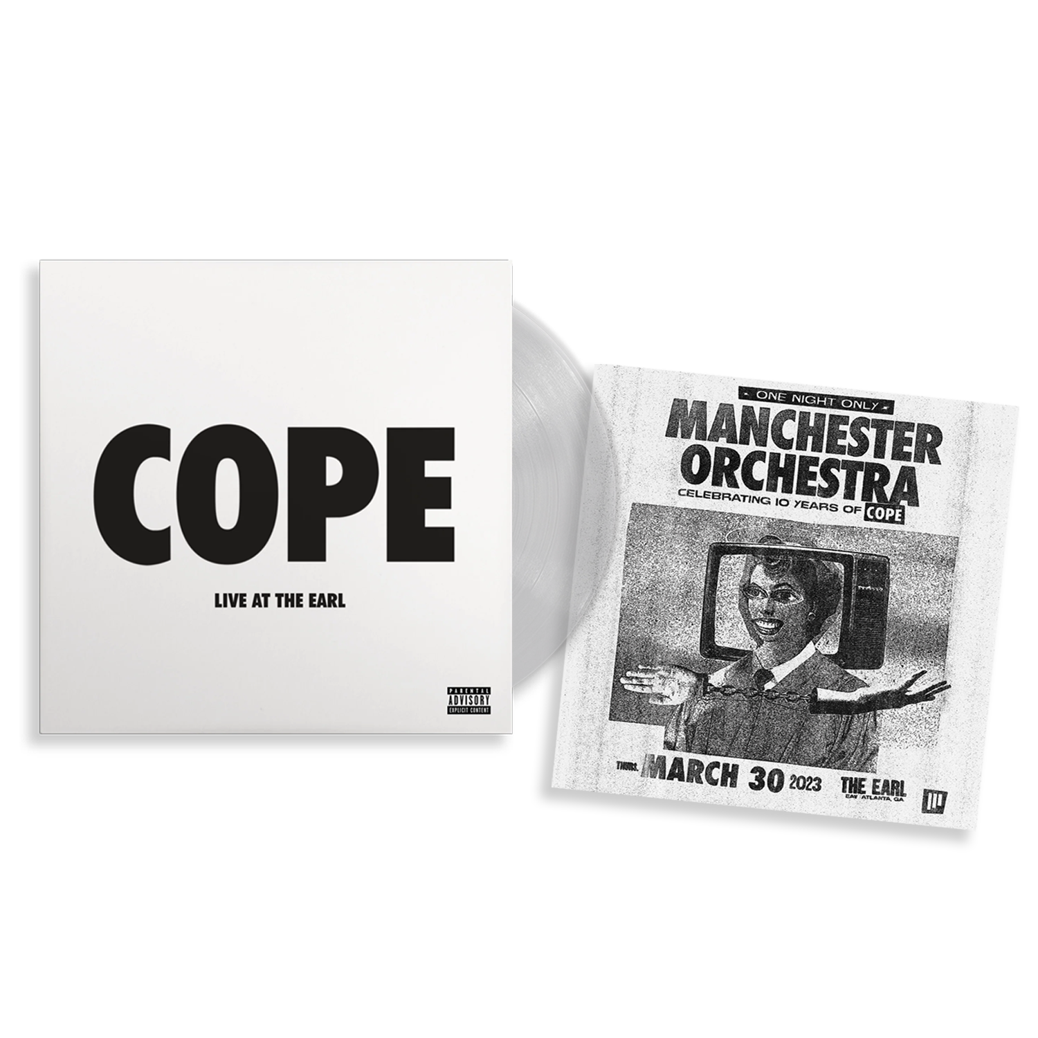 COPE - Live at The Earl: Limited Clear Vinyl LP + Exclusive Print
