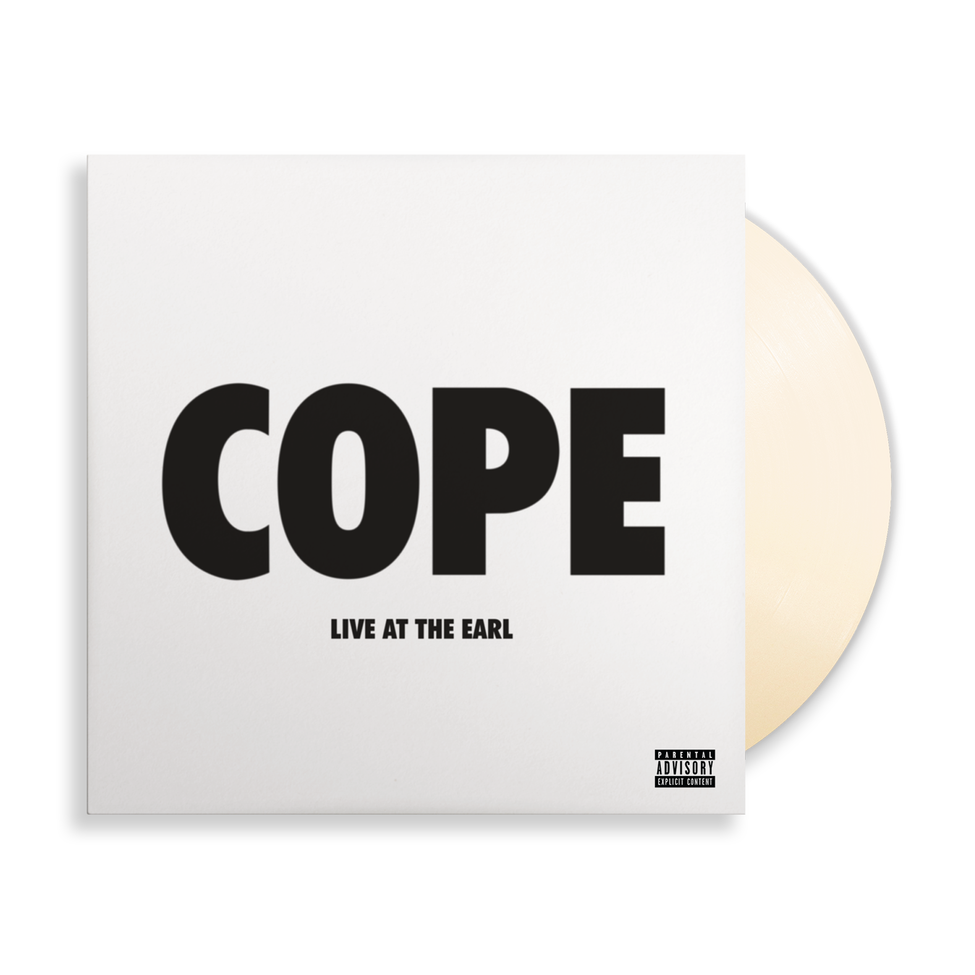 COPE - Live at The Earl: Limited 'Bone' Vinyl LP + Exclusive Print