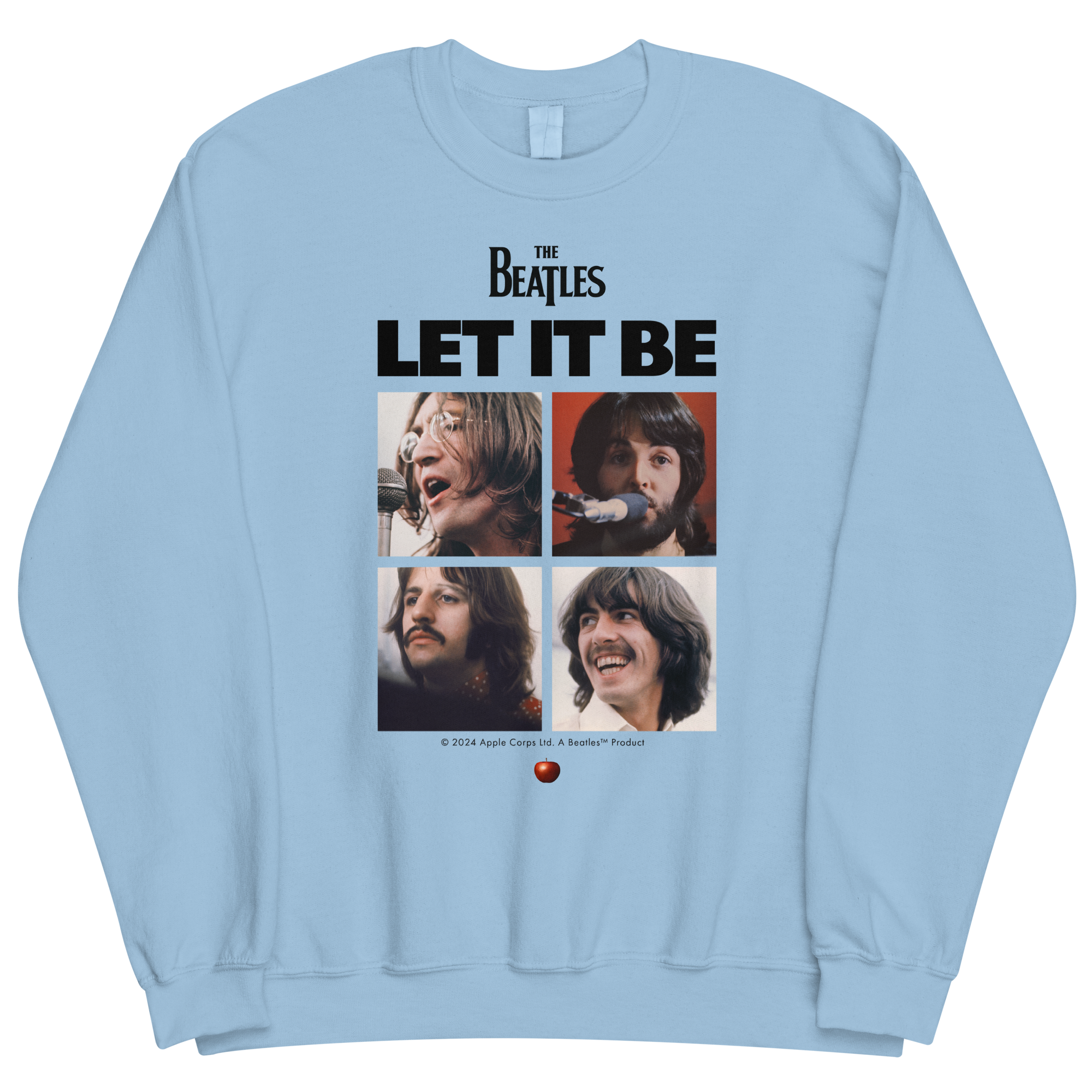 The Beatles - Let it be Light Blue Crewneck