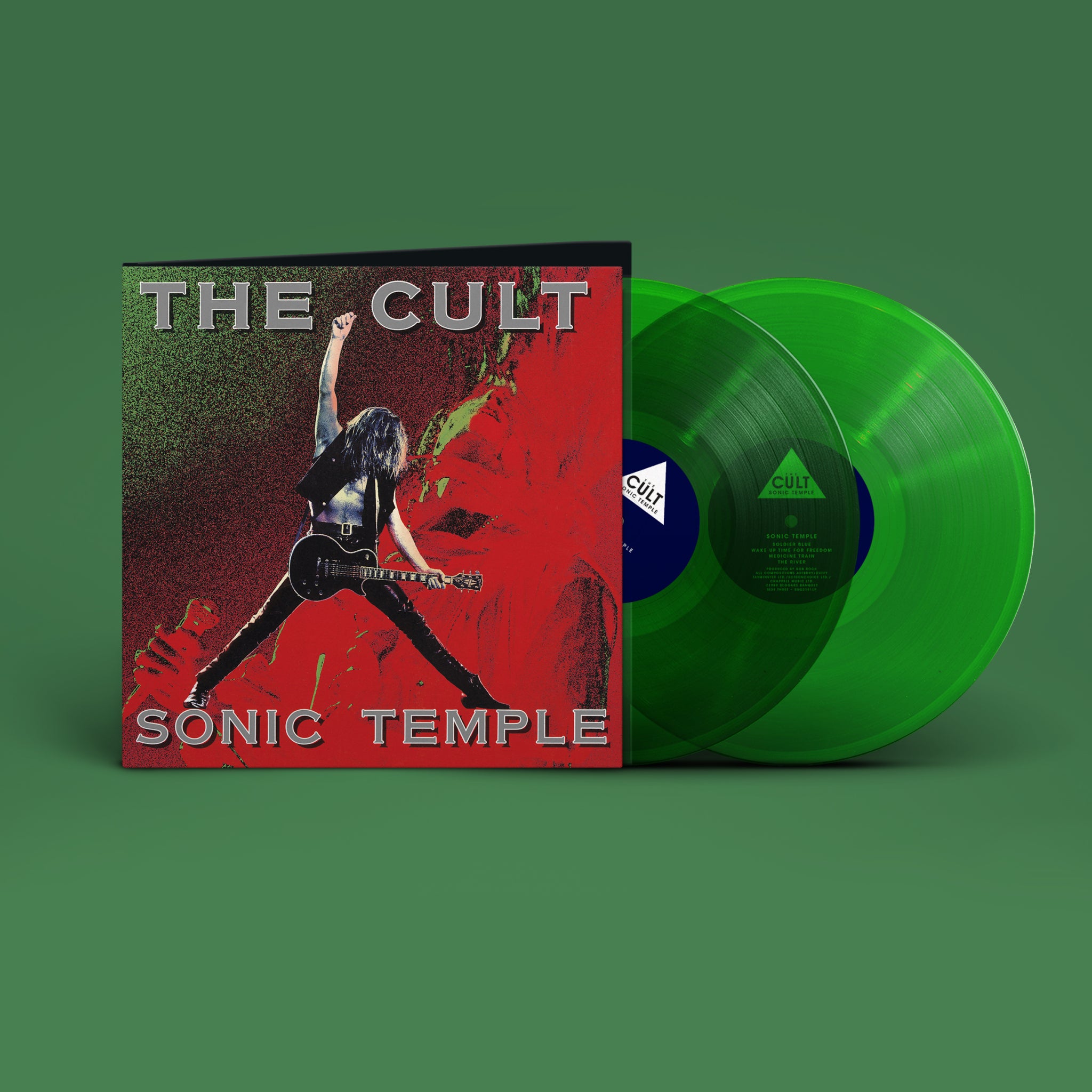 The Cult - Sonic Temple: Limited Transparent Green Vinyl 2LP