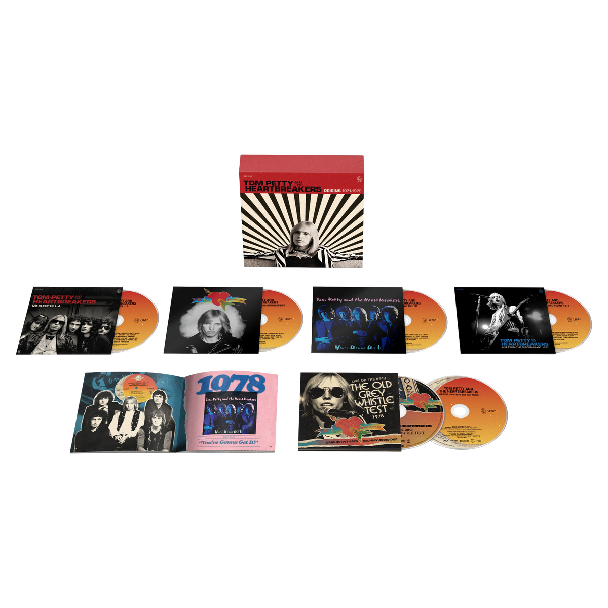 Tom Petty And The Heartbreakers - Origins 1971-1978: 4CD + DVD + Blu-Ray