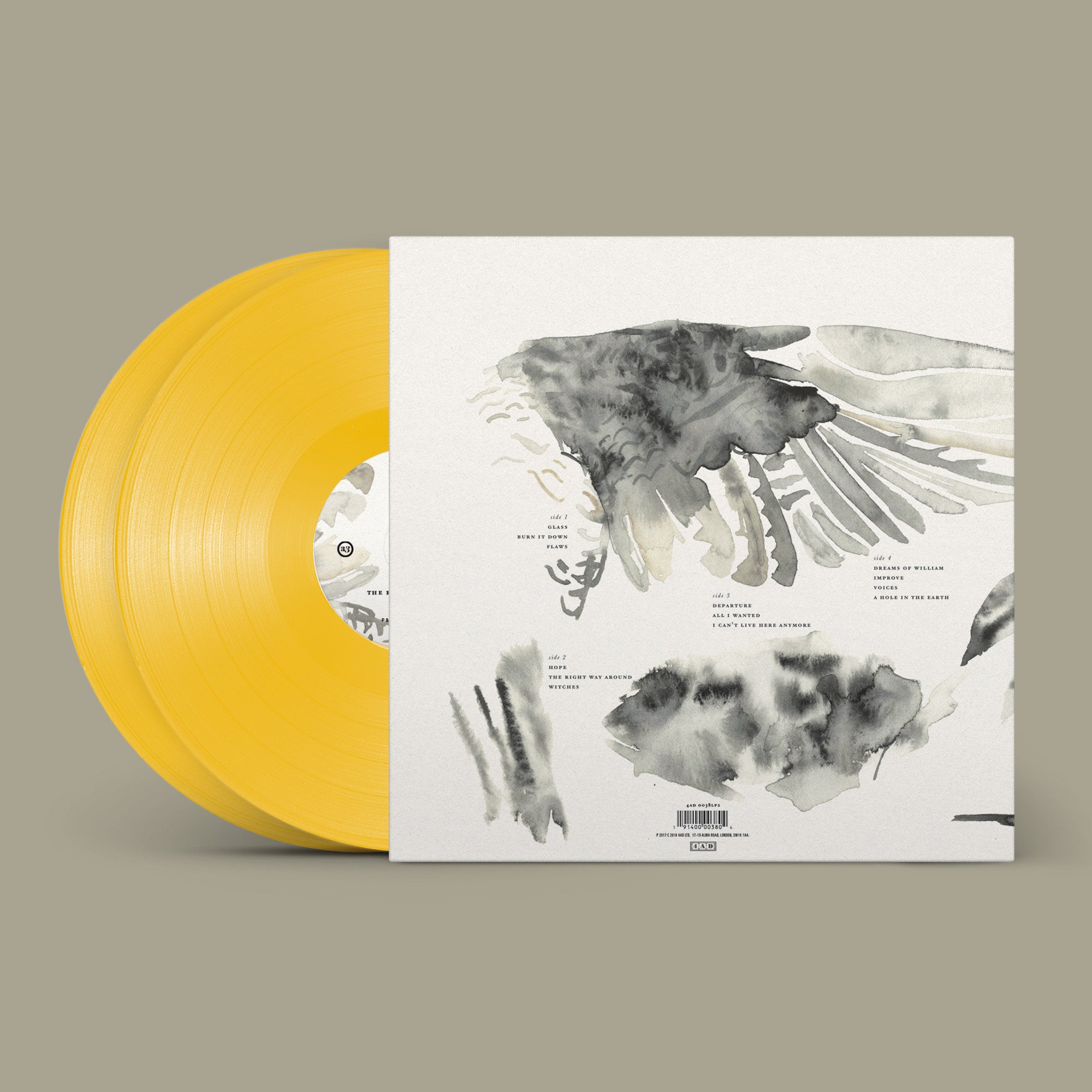 Daughter - Music From Before the Storm: Recycled Yellow Vinyl 2LP [NAD24]