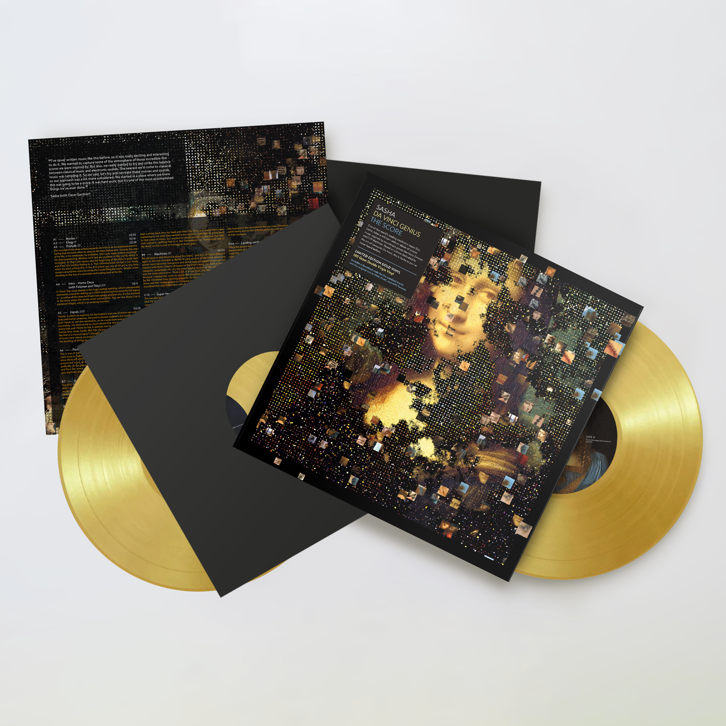 Sasha - Da Vinci - Genius: Limited Gold Vinyl 2LP