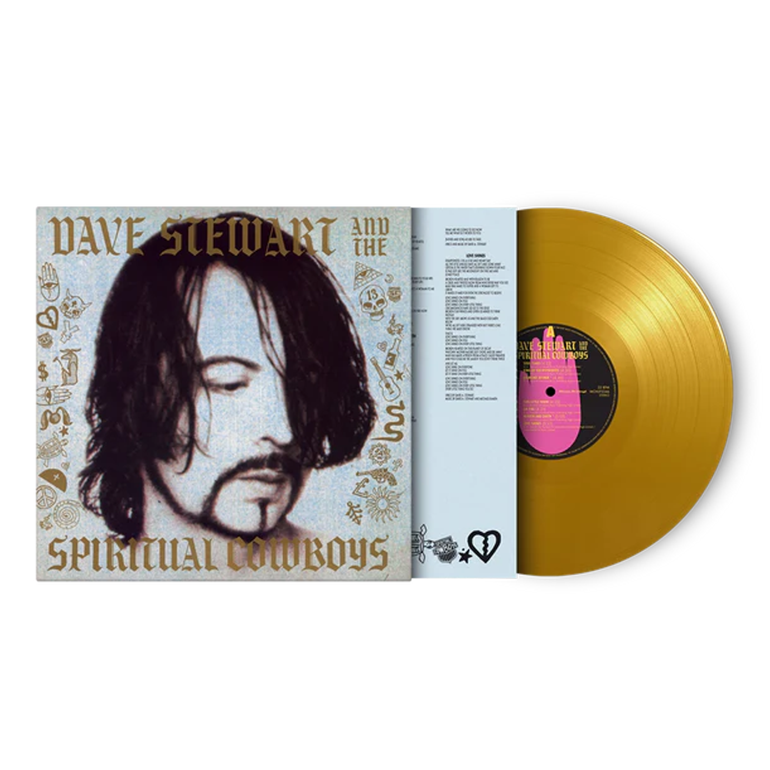 Dave Stewart and The Spiritual Cowboys - Dave Stewart and The Spiritual Cowboys: Limited Gold Vinyl LP