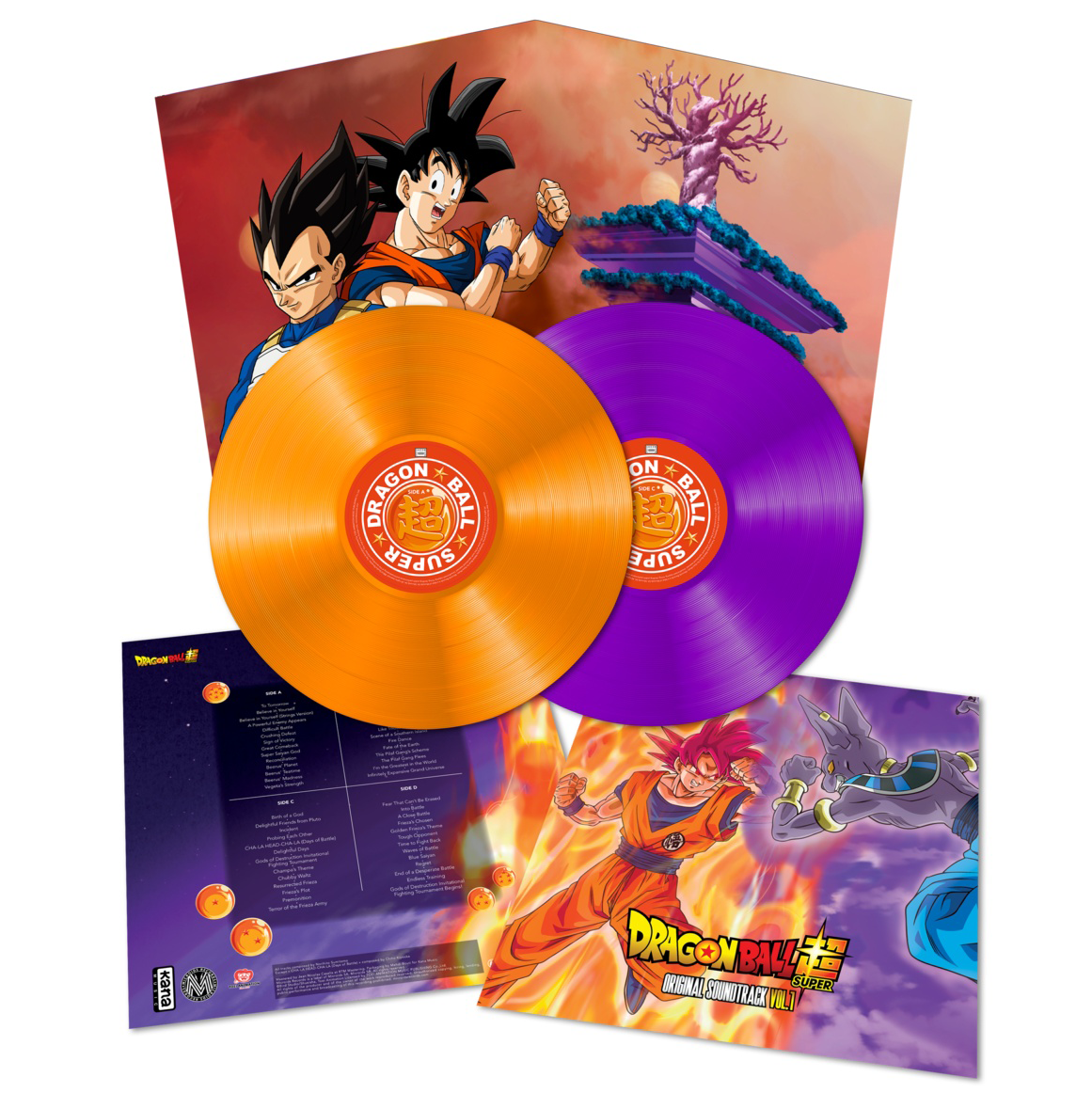 Norihito Sumitomo, Chiho Kiyooka - Dragon Ball Super - Original Soundtrack (Volume 1): Orange & Purple Vinyl 2LP