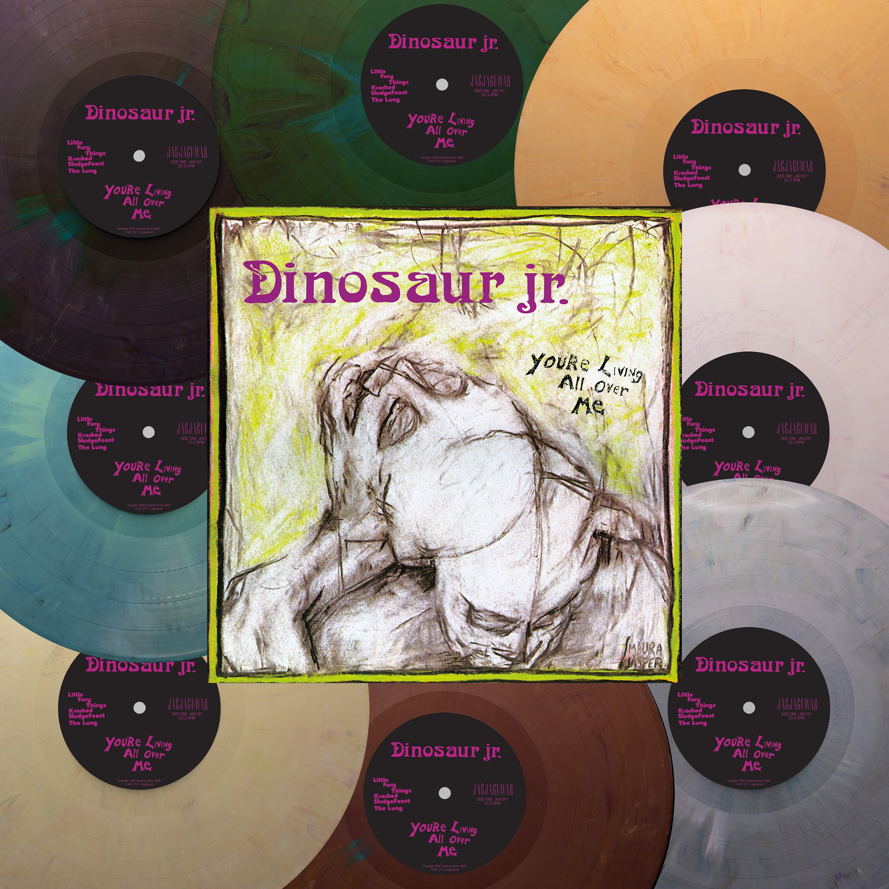 Dinosaur Jr - You're Living All Over Me (ReVINYL Edition): Eco-Mix Vinyl LP