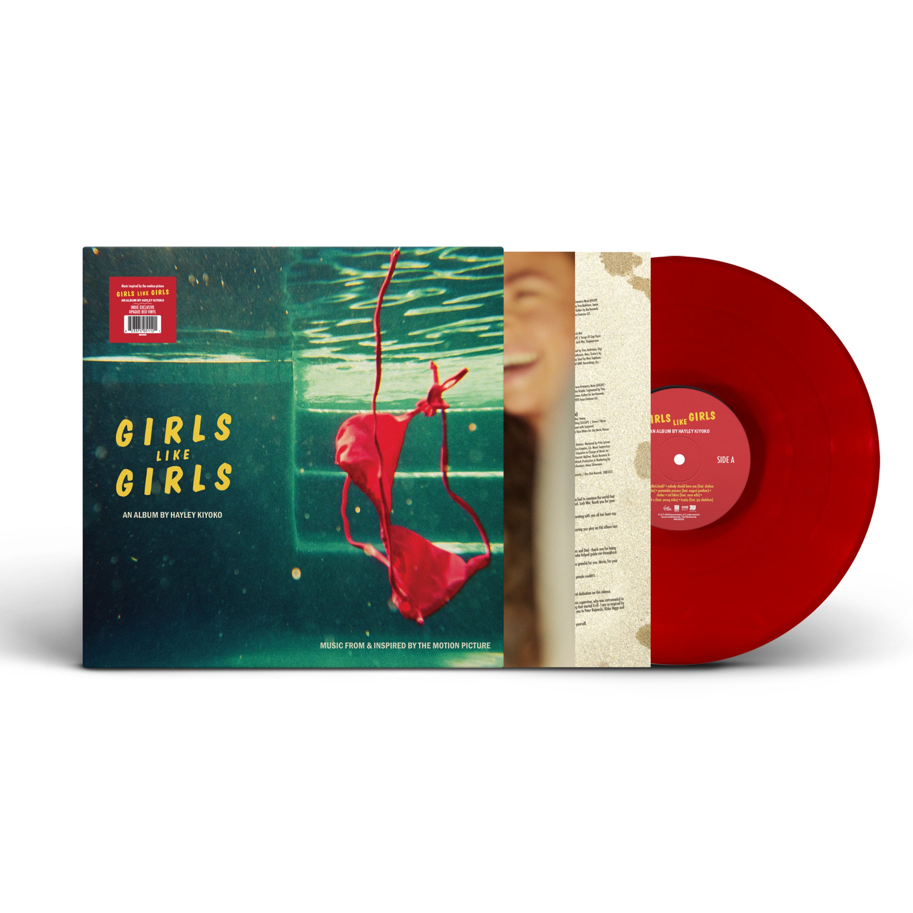Hayley Kiyoko - girls like girls the album: Gatefold Opaque Red Vinyl LP