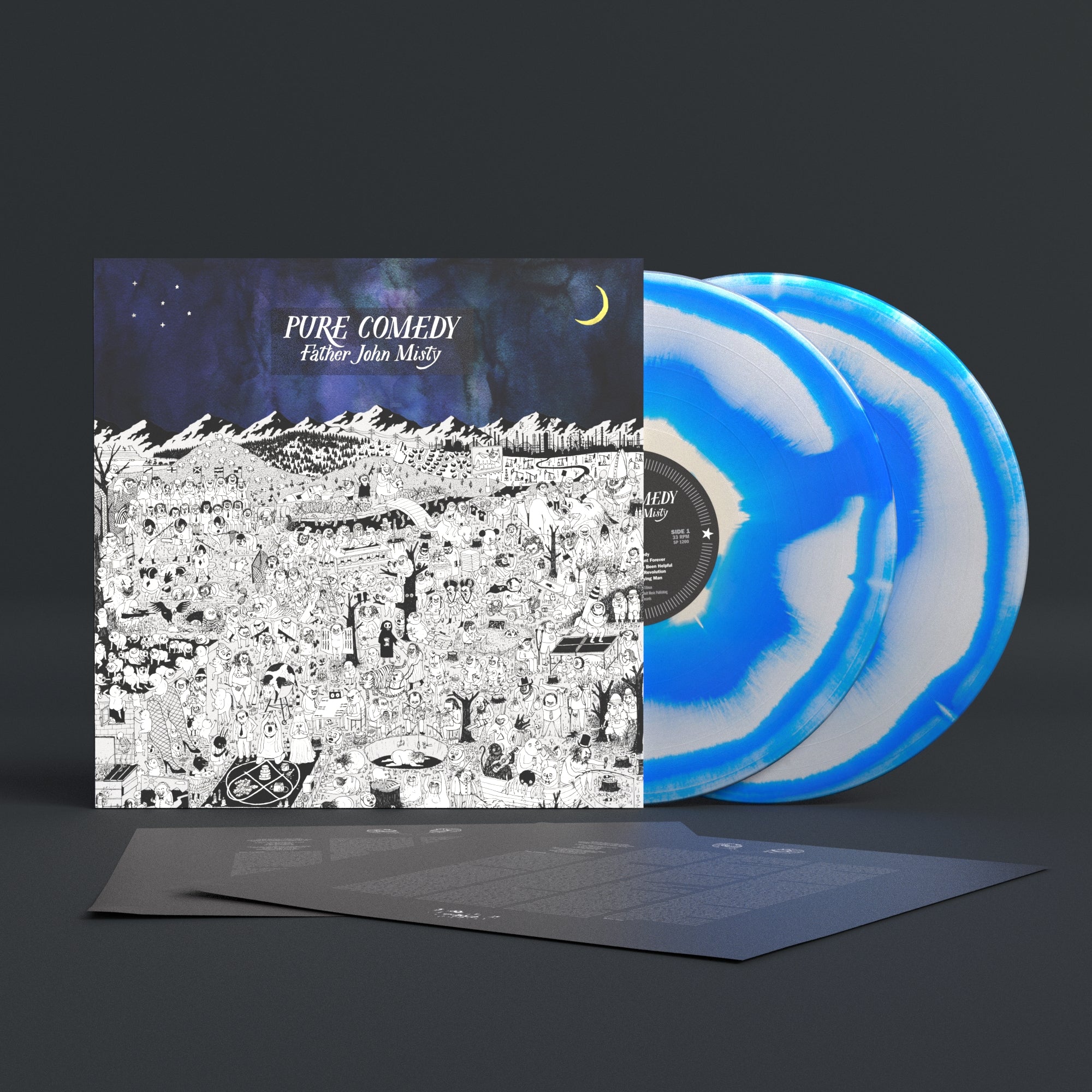 Father John Misty - Pure Comedy: Blue & White Corona Vinyl LP