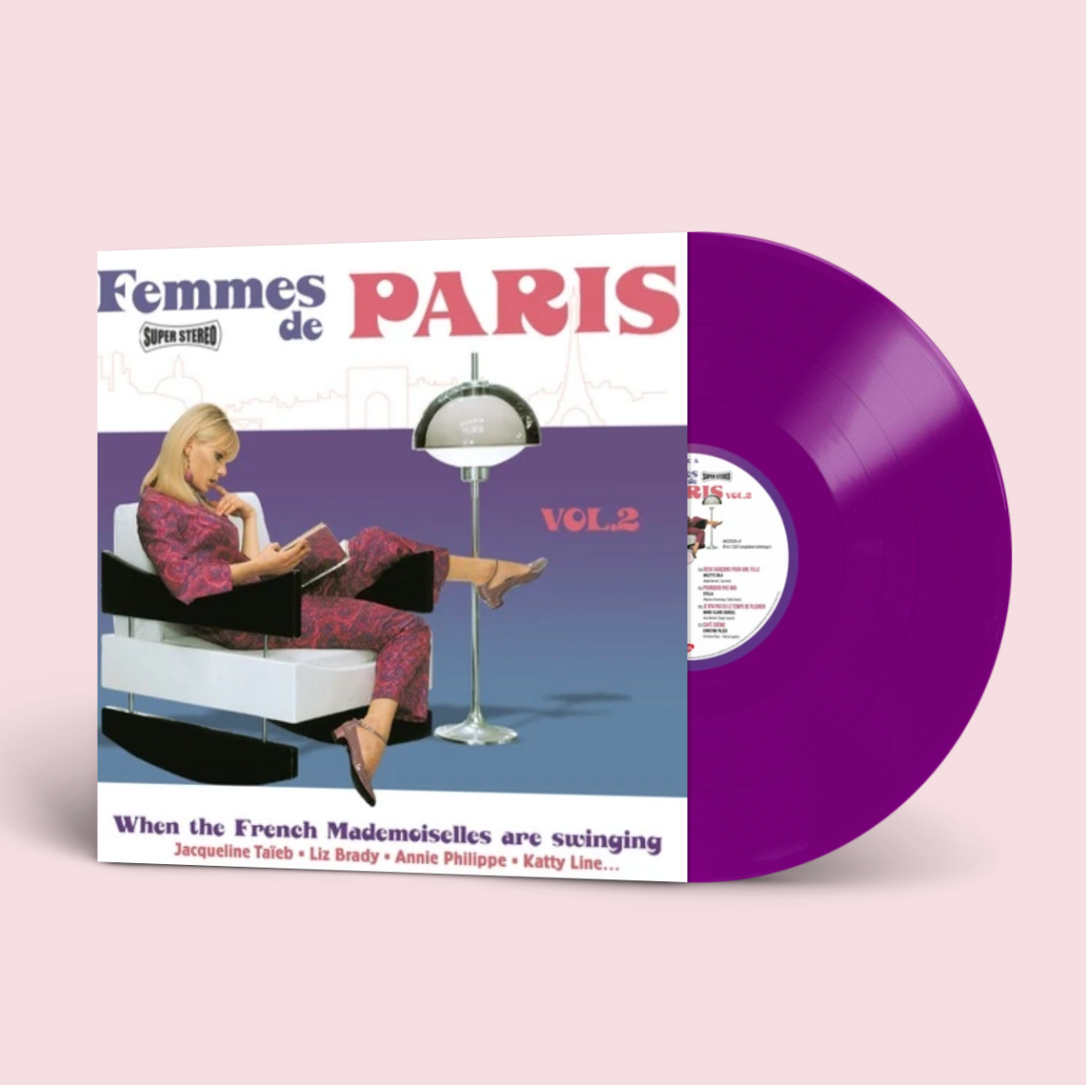 Various Artists - Femmes De Paris - Volume 2: Purple Vinyl LP.