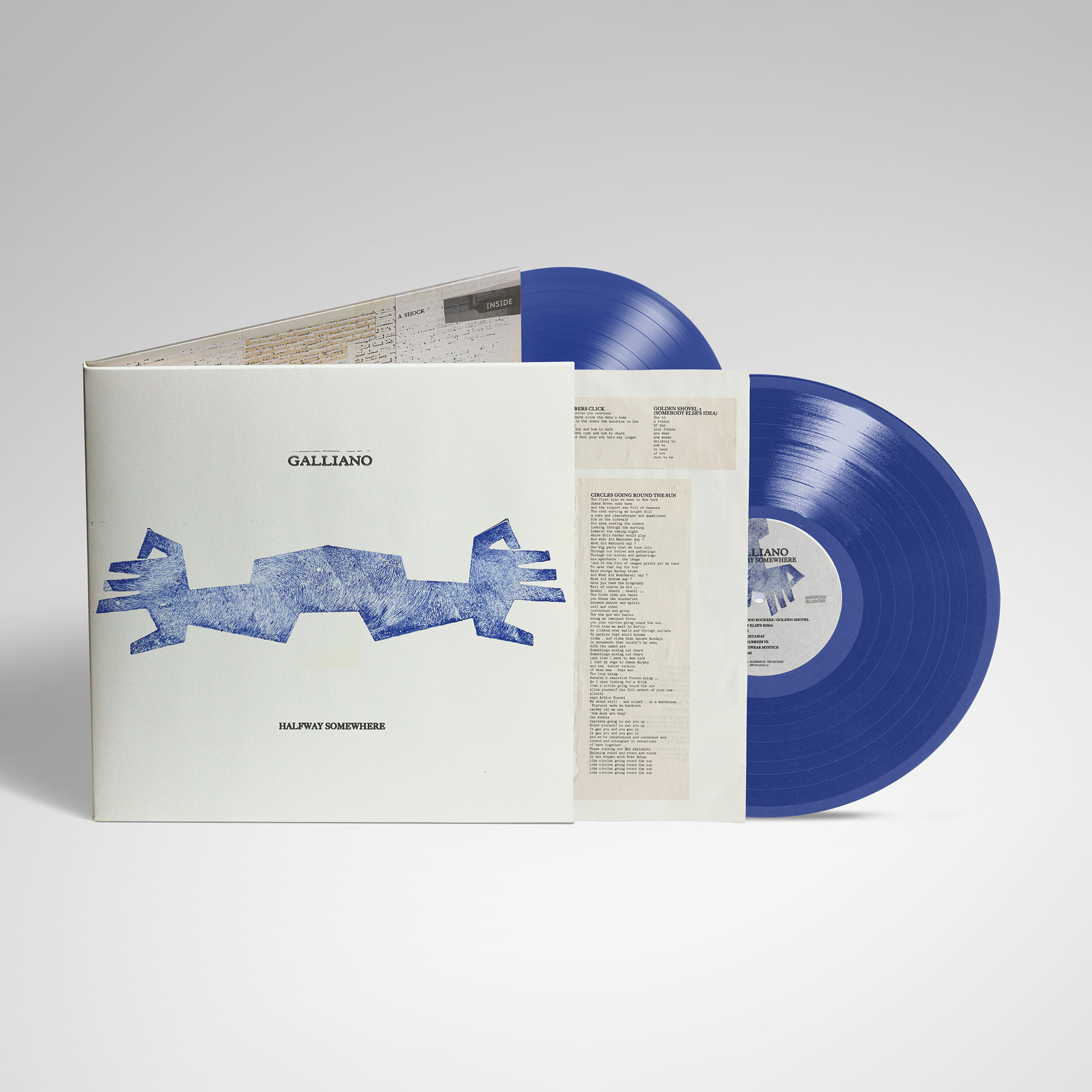 Halfway Somewhere: Limited Blue Vinyl 2LP + Signed Print