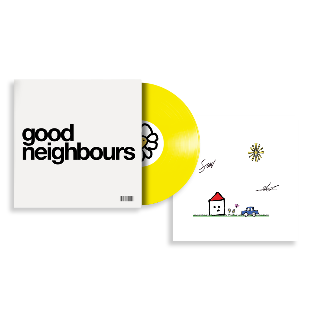 Good Neighbours: Limited Yellow Vinyl 12" EP + Signed Art Card