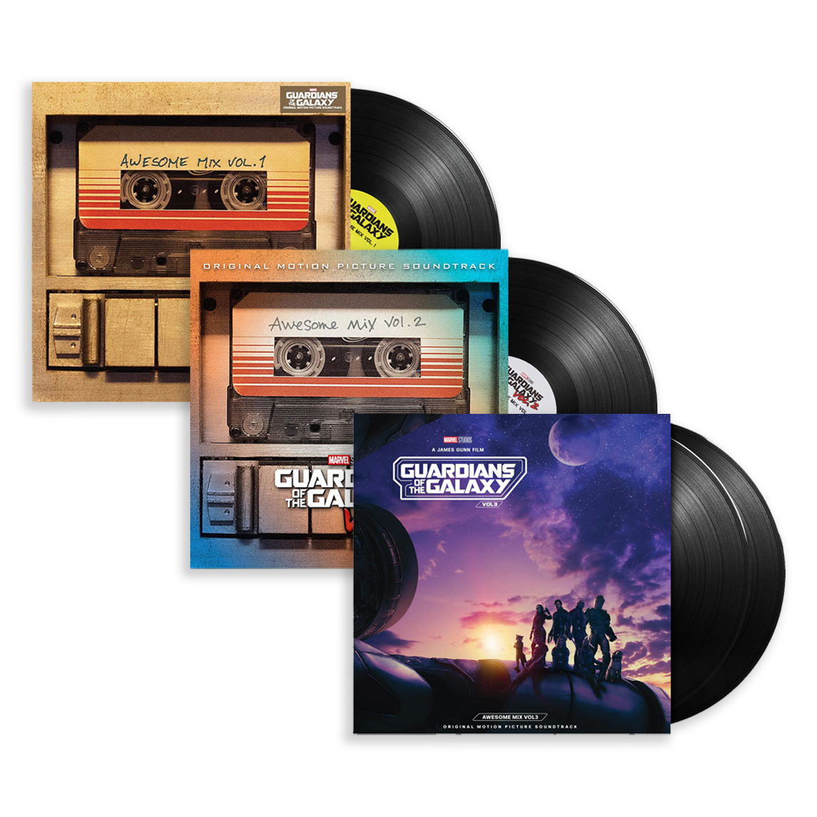 Guardians Of The Galaxy: Triple Album Bundle (Awesome Mix Vol. 1, 2 + 3)