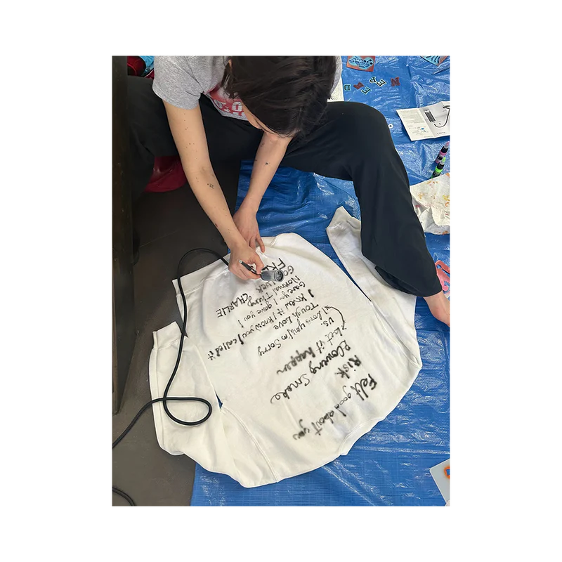 Gracie Abrams - The Secret of Us Tracklist Crewneck Pullover