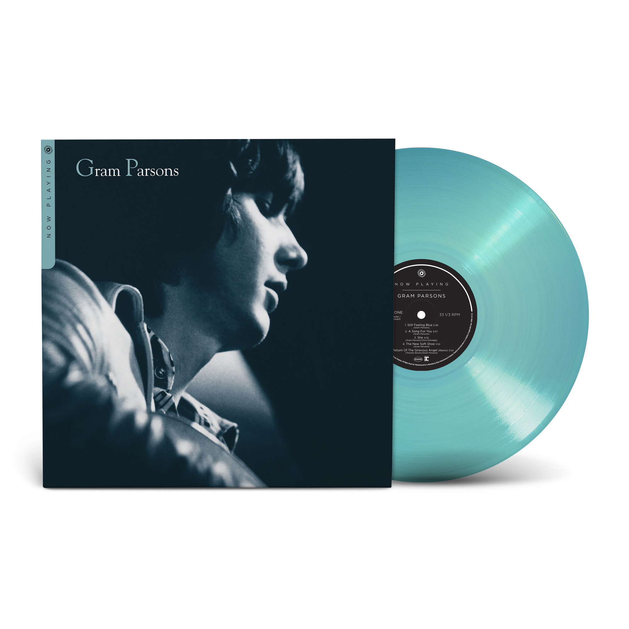 Gram Parsons - Now Playing: Light Blue Vinyl LP