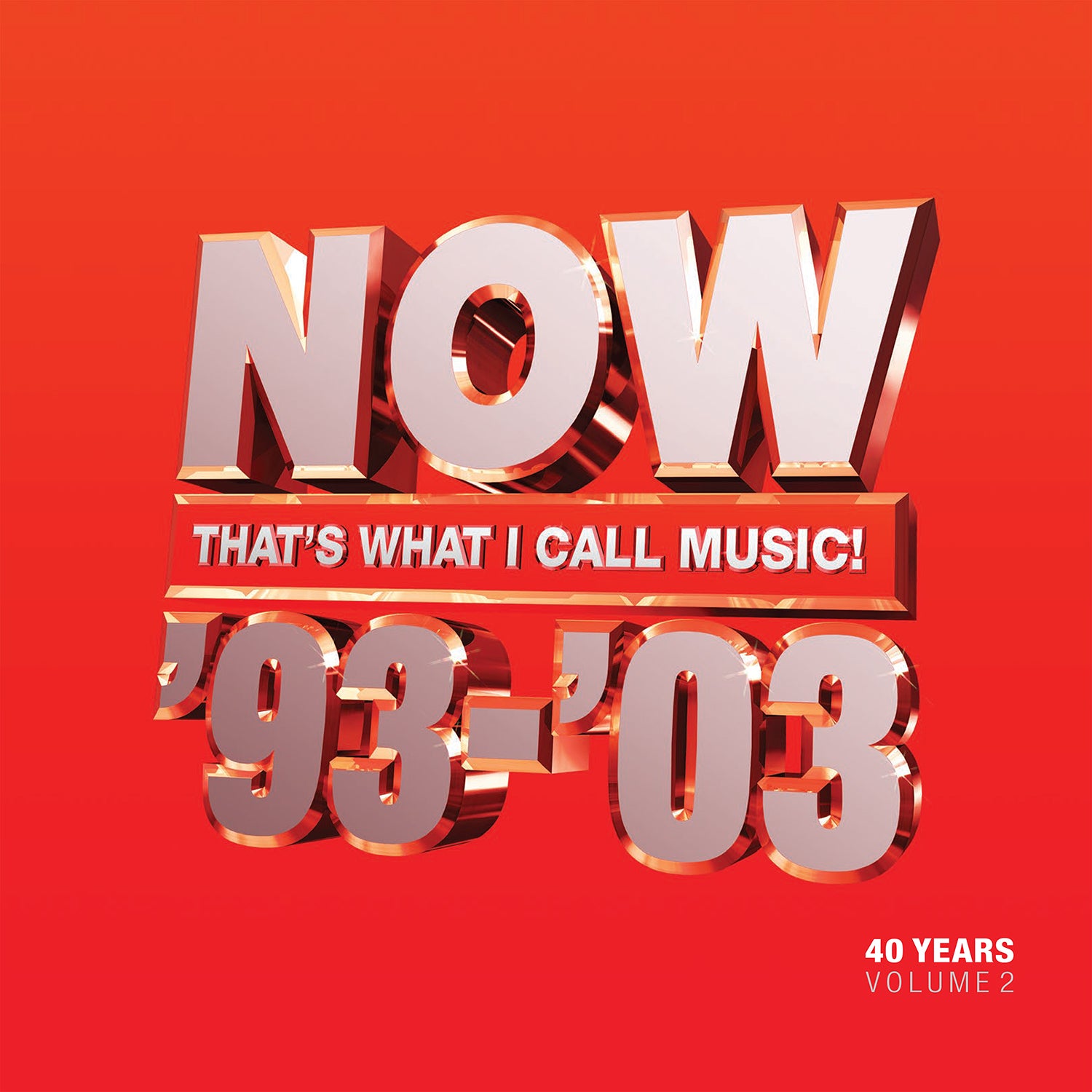 Various Artists - NOW That's What I Call 40 Years: Volume 2 - 1993-2003 (3CD)