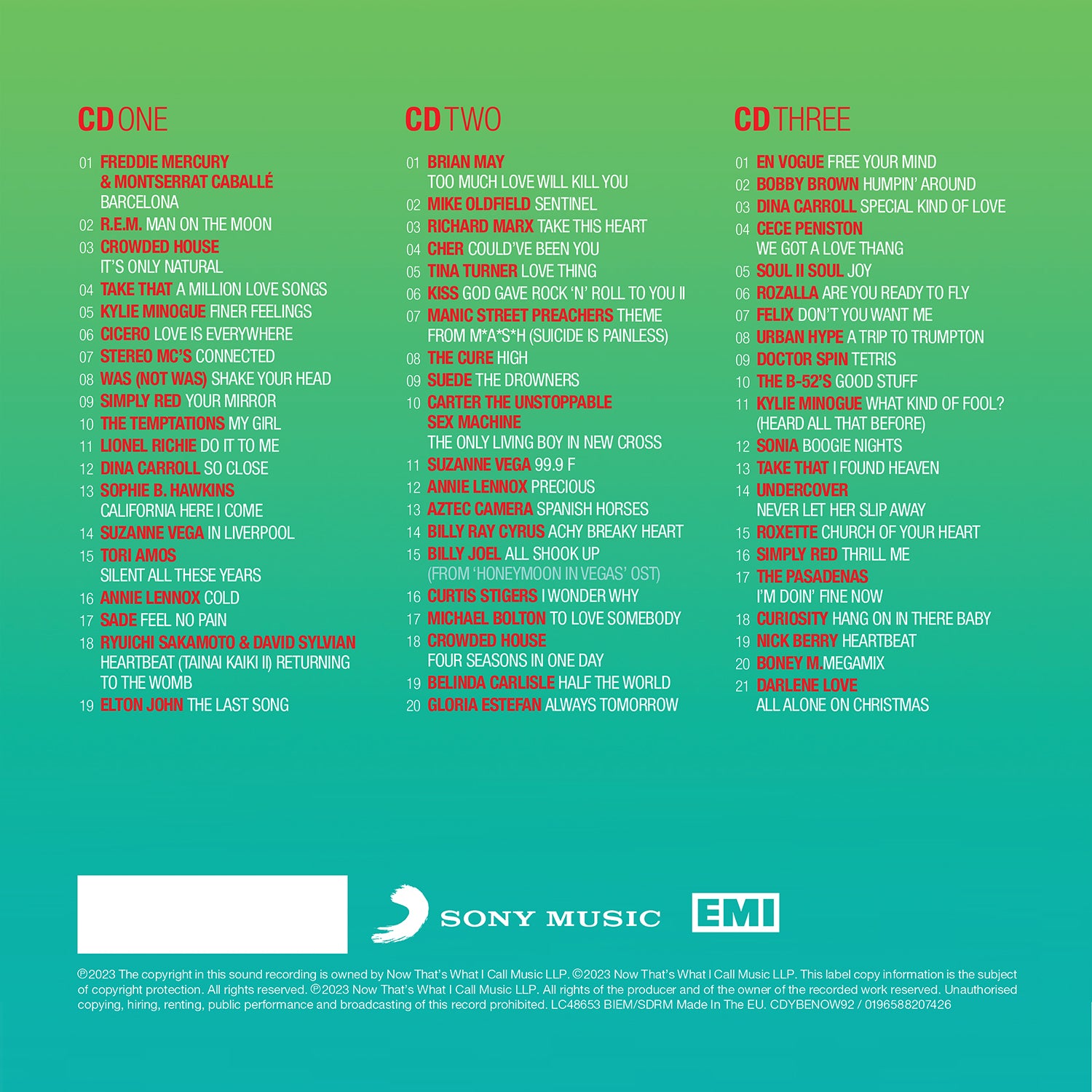 Various Artists - NOW – Yearbook Extra 1992 (3CD) - Recordstore