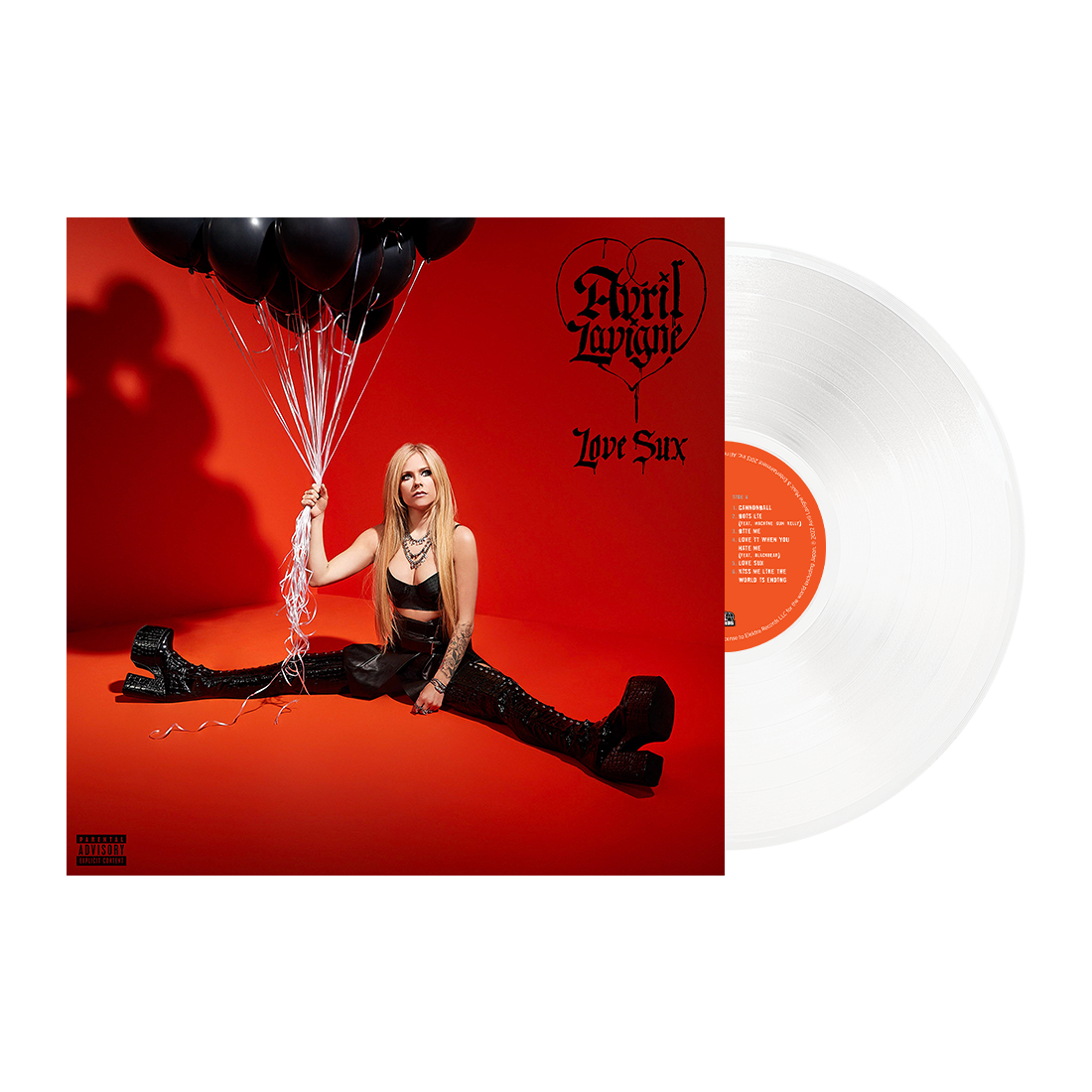 Avril Lavigne - Love Sux: Limited Edition Clear Vinyl LP