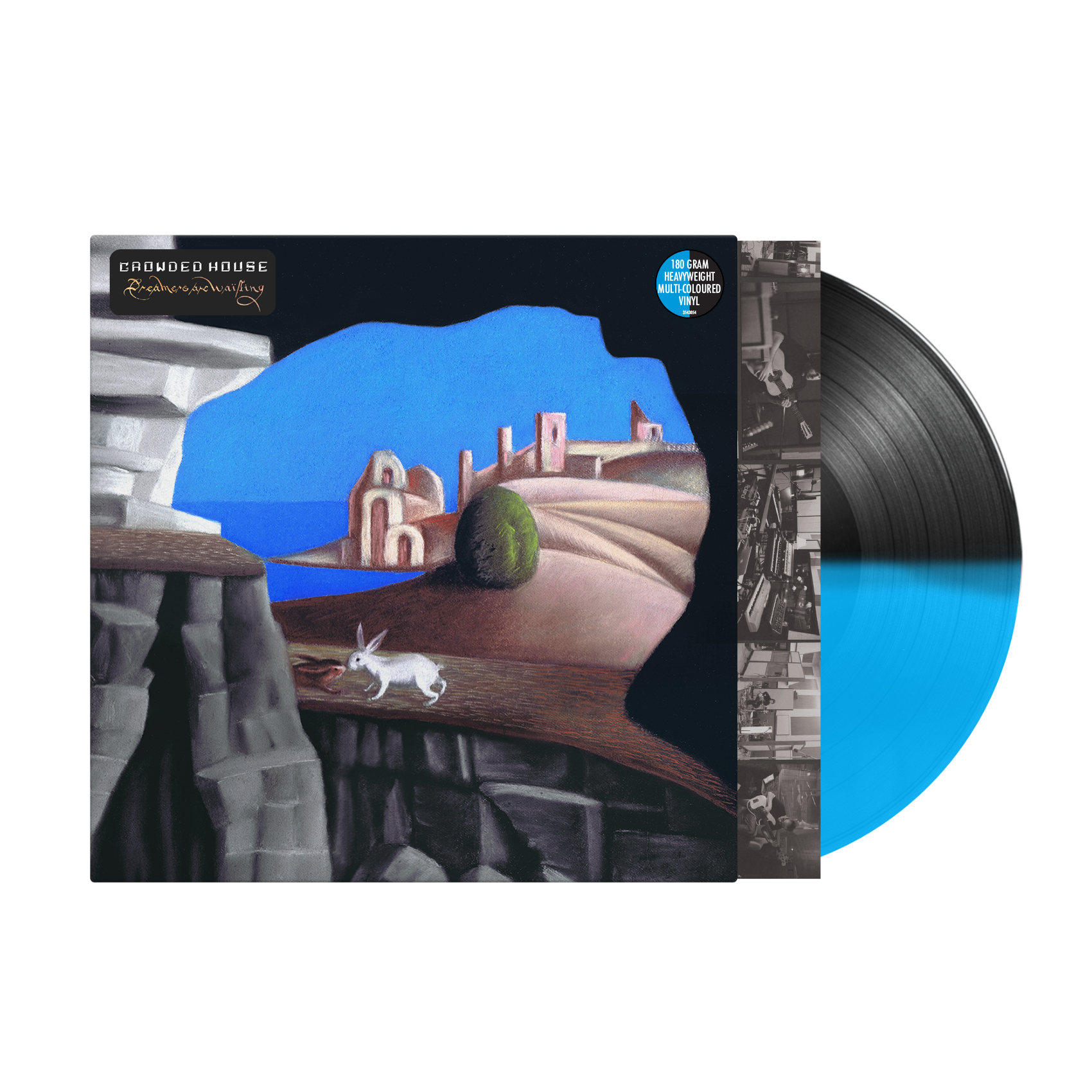 Crowded House - Dreamers Are Waiting: Exclusive Cyan Blue/Black Half + Half Vinyl LP