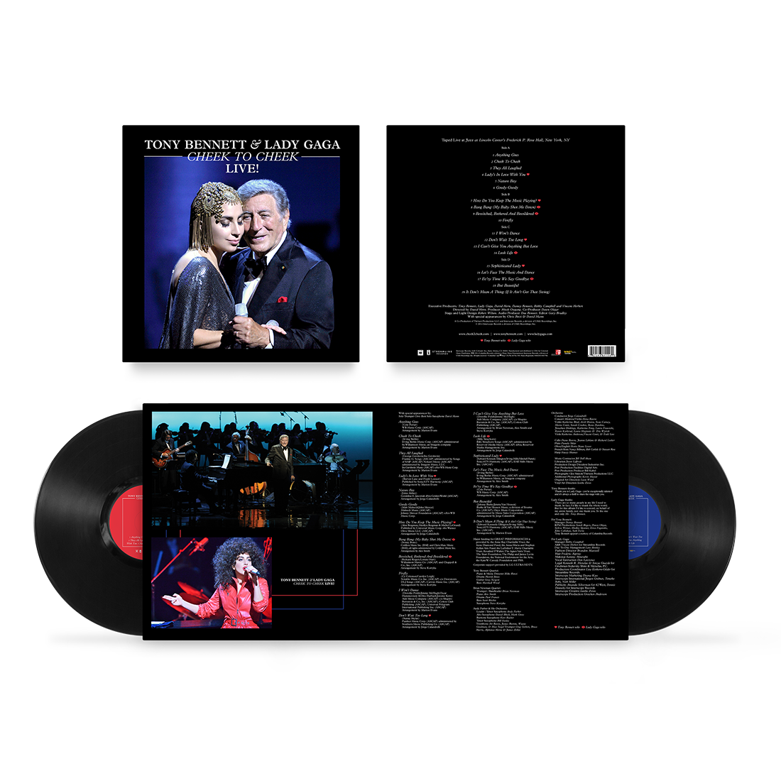 Tony Bennett, Lady Gaga - Cheek To Cheek Live! Vinyl LP